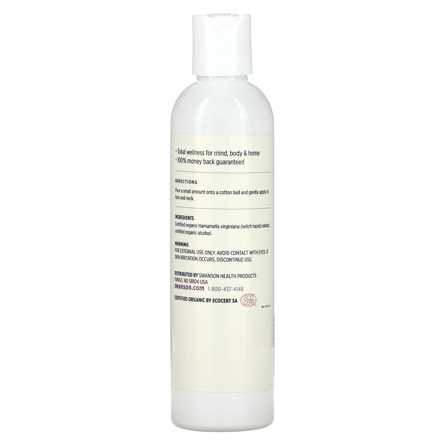 Swanson, Organic Witch Hazel, 8.5 fl oz (250 ml) - Image 2