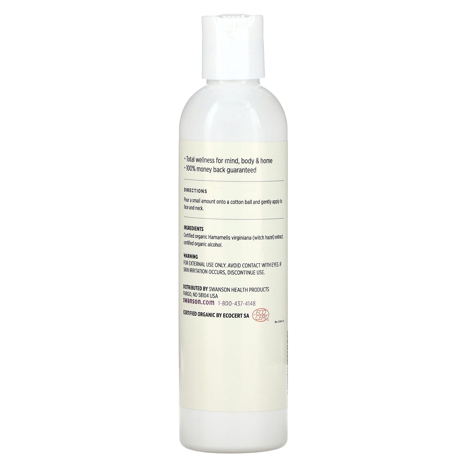 Swanson, Organic Witch Hazel, 8.5 fl oz (250 ml) - Image 2
