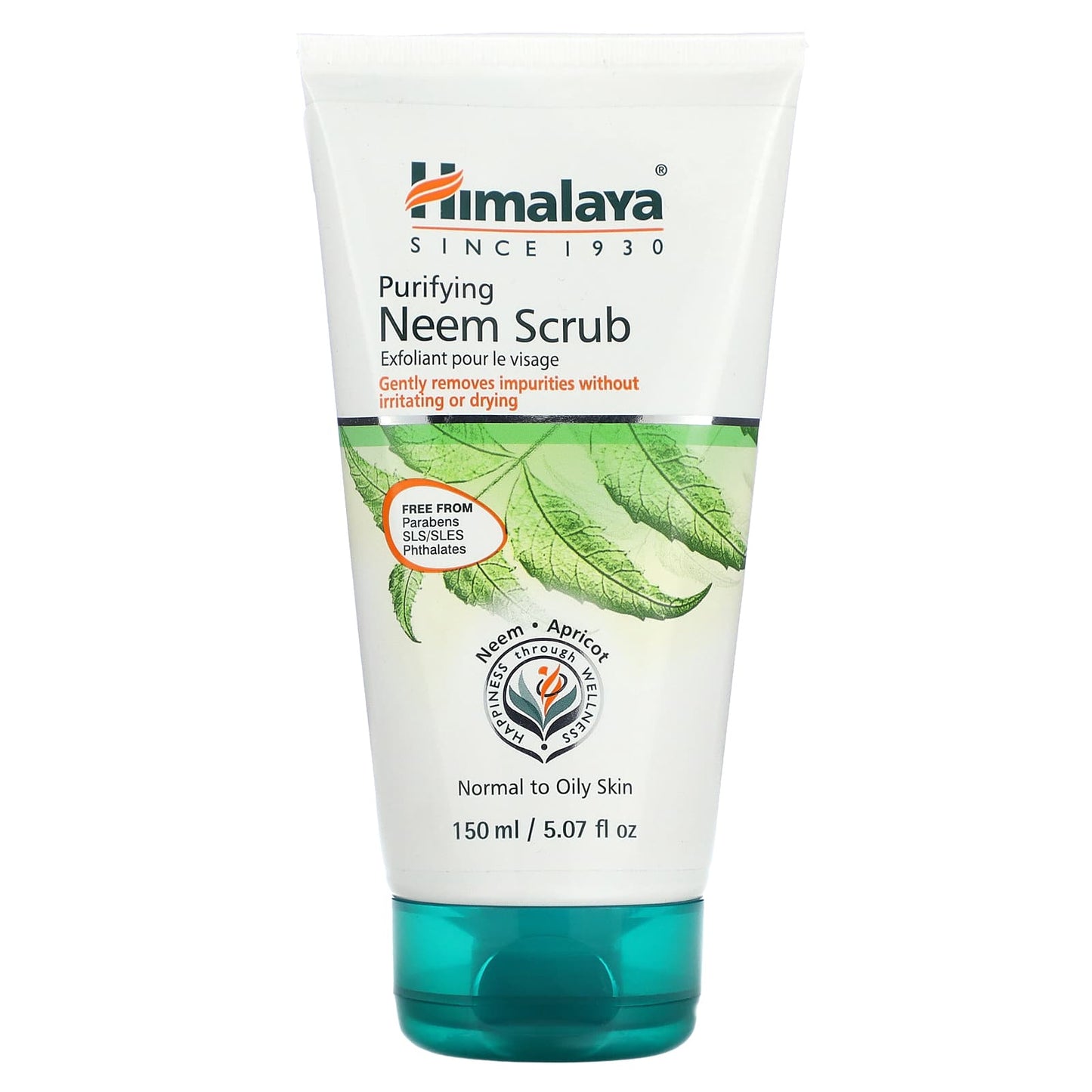 Himalaya Purifying Neem Scrub for Normal to Oily Skin, 5.07 fl oz (150 ml) - Image 1
