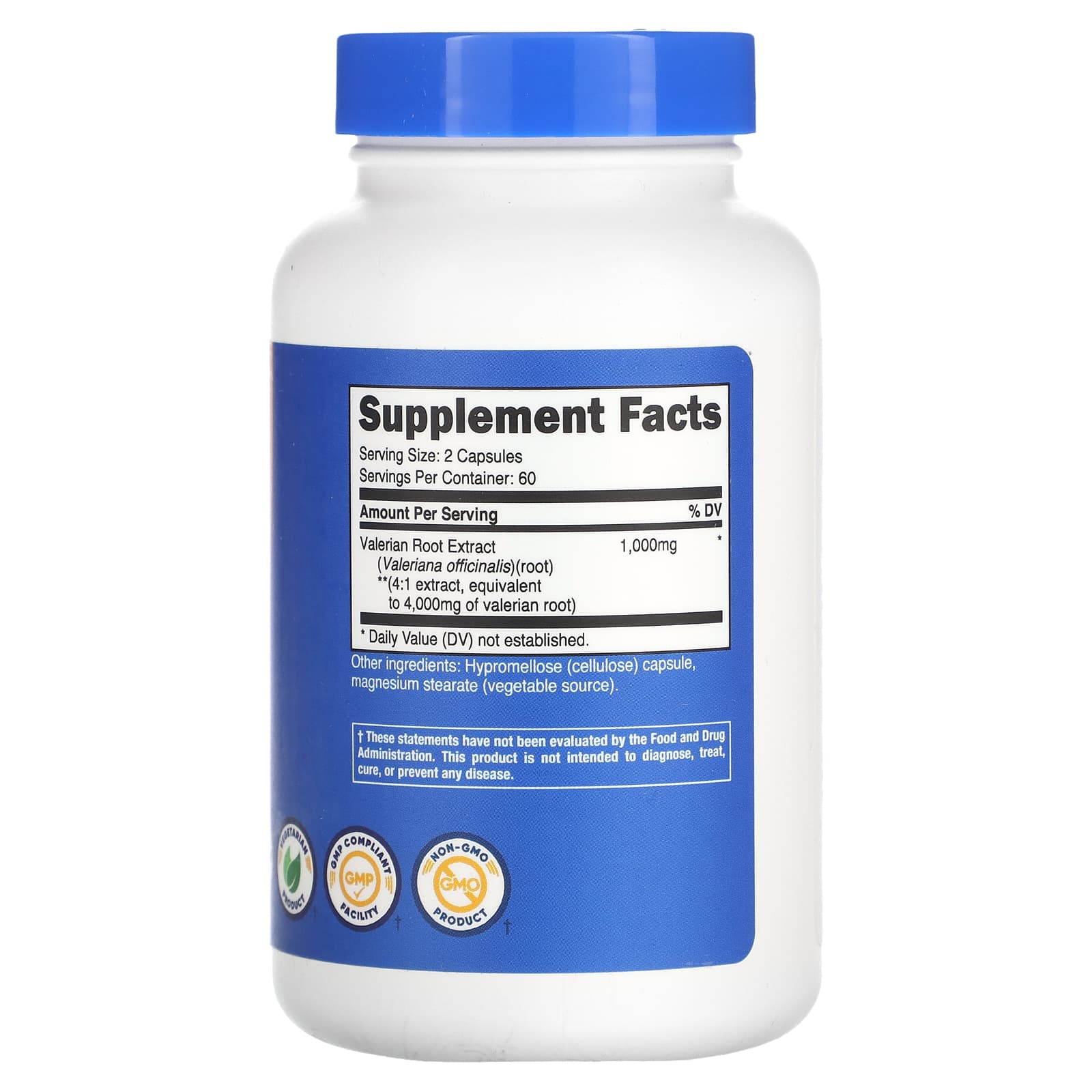 Nutricost, Valerian Root, 120 Capsules (2,000 mg per Capsule) - Image 2