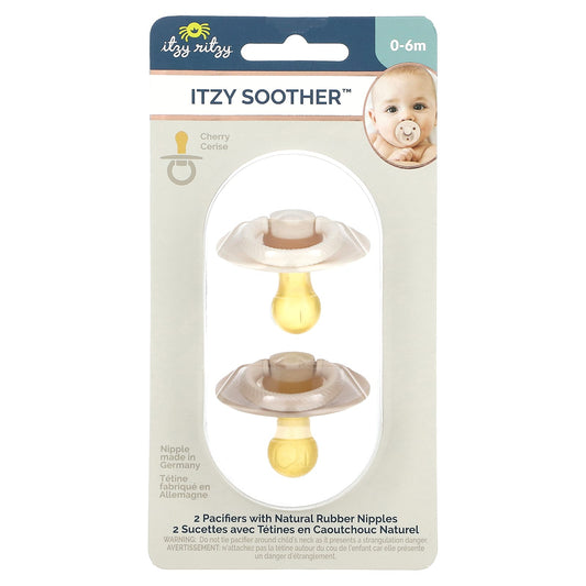 Natural Rubber Pacifiers for Newborns & Infants | Itzy Ritzy - Image 1