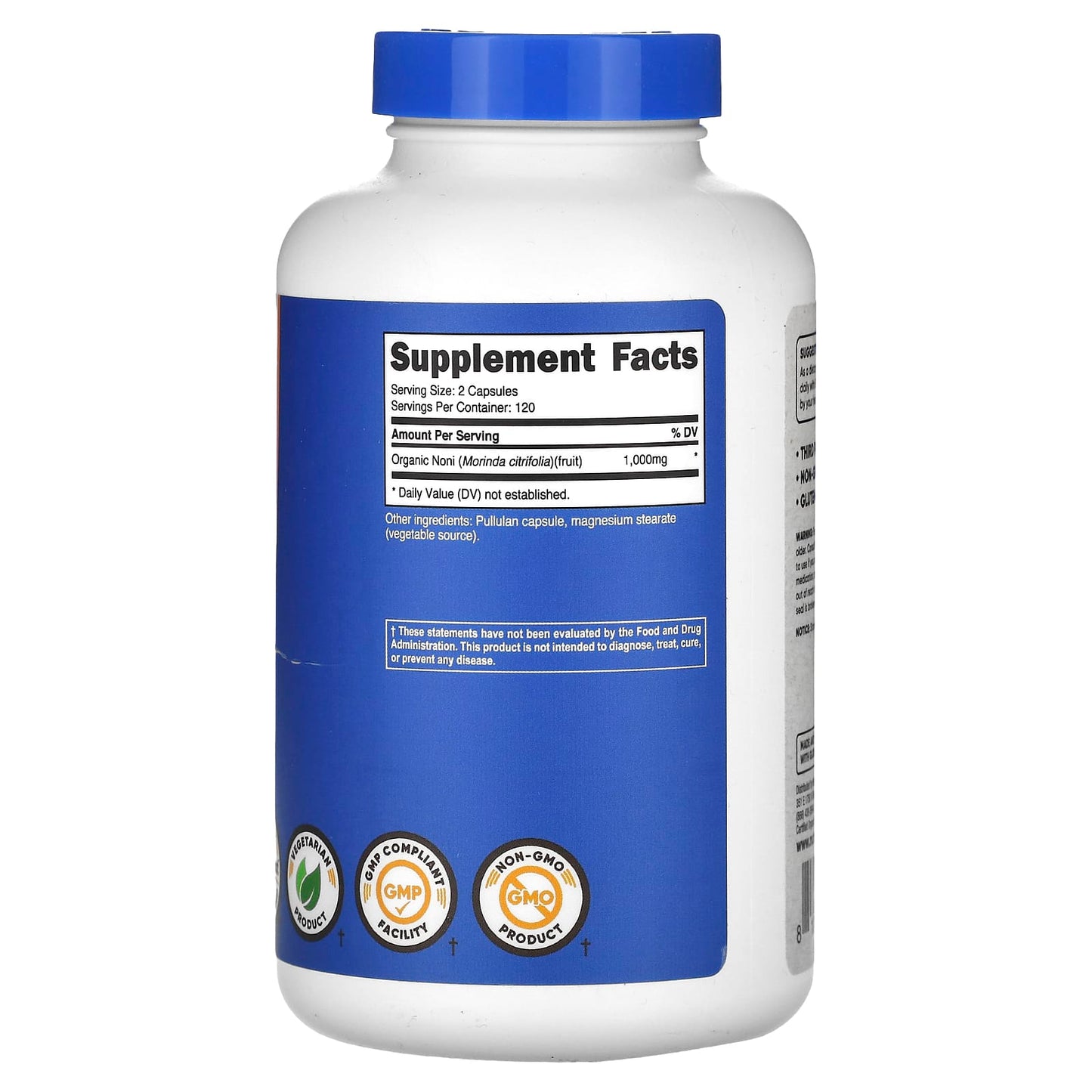Nutricost, Noni, 240 Capsules (500 mg per Capsule) - Image 2