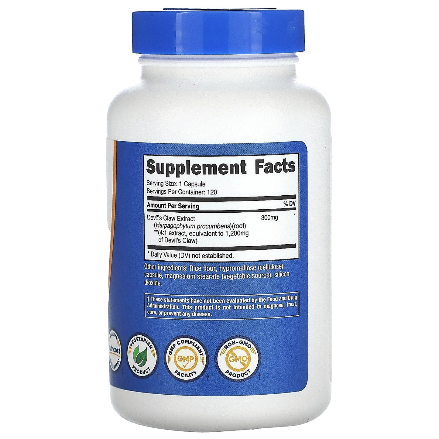 Nutricost, Devil's Claw, 1,200 mg , 120 Capsules - Image 2