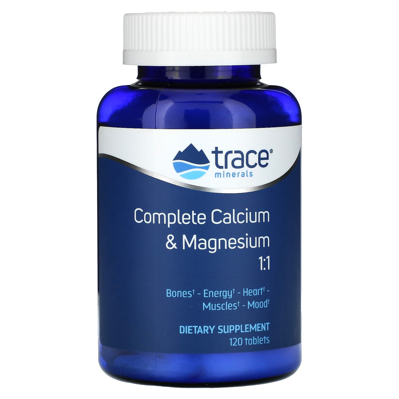 Trace, Complete Calcium & Magnesium 1:1, 120 Tablets - Image 1