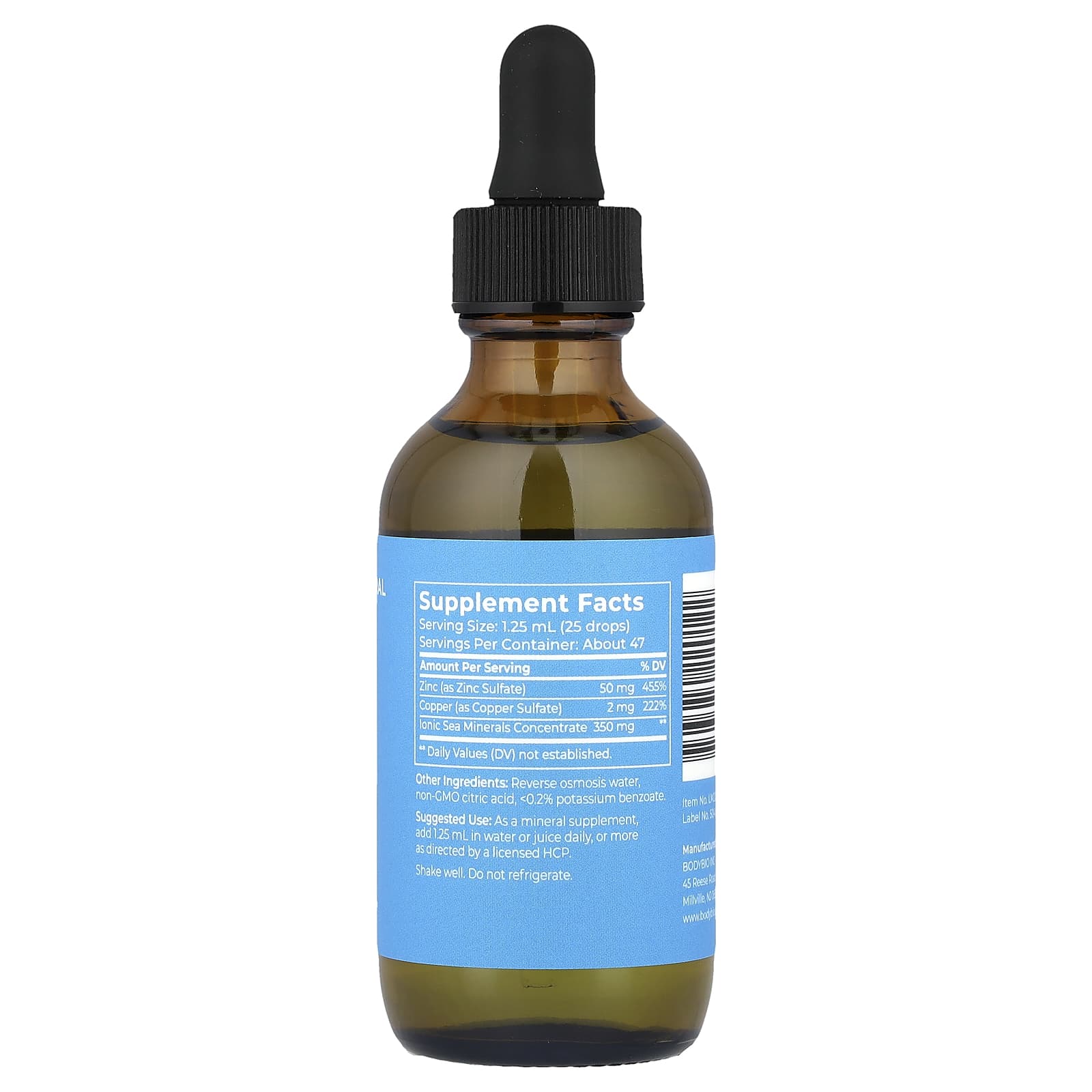 Boost Your Immune System with BodyBio's Liquid Mineral Zinc - Image 2