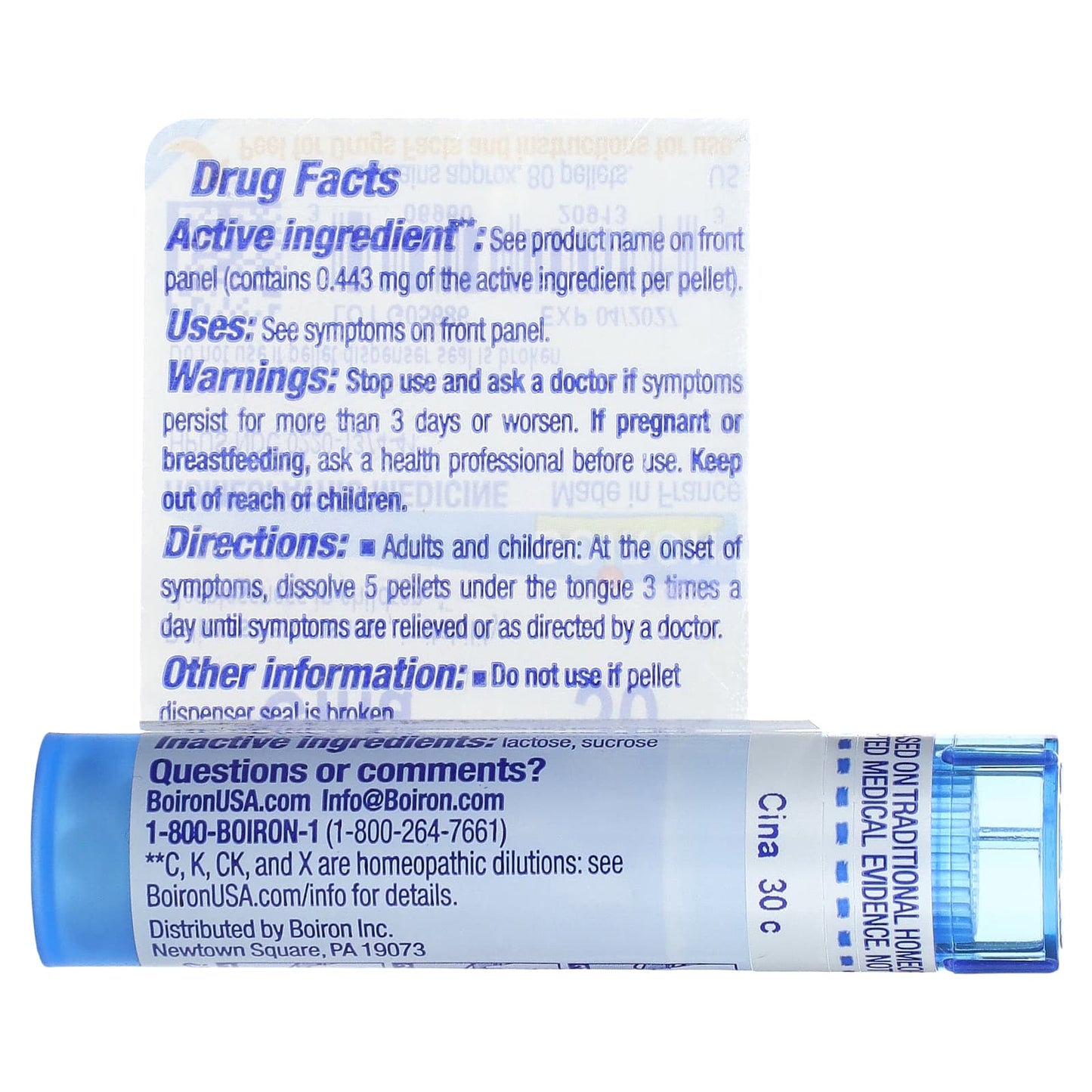 Boiron Calm Remedy for Nervousness & Sleeplessness, 30C, 80 Pellets - Image 2