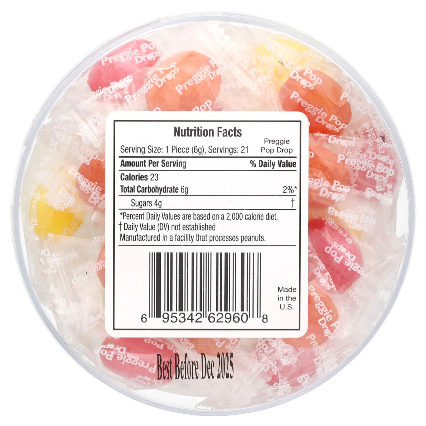 Preggie Pop Drops, Sour Fruits, 21 Pieces - Image 2
