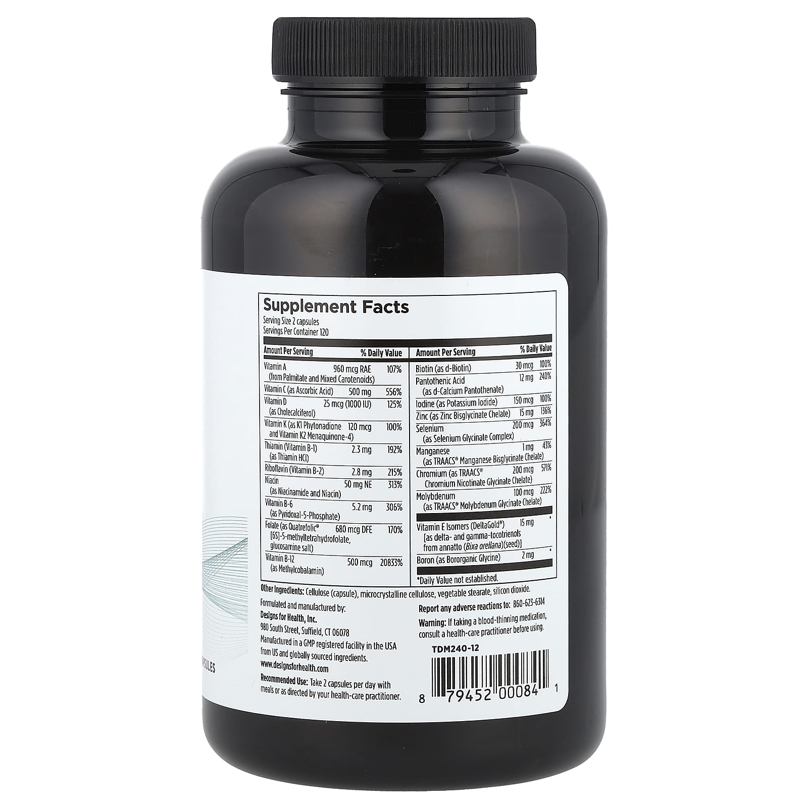 Designs For Health Twice Daily Multi - Optimal Nutrition for Foundational Health - Image 2