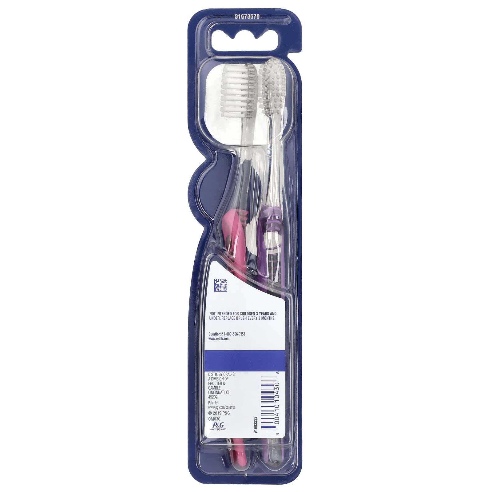 Oral-B, Sensi-Soft, Toothbrushes, Extra-Soft, 2 Toothbrushes - Image 2