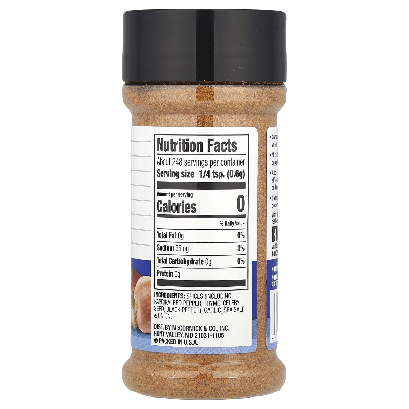 Lawry's, Seasoned Cajun Seasoning, 5.29 oz (149 g) - Image 2