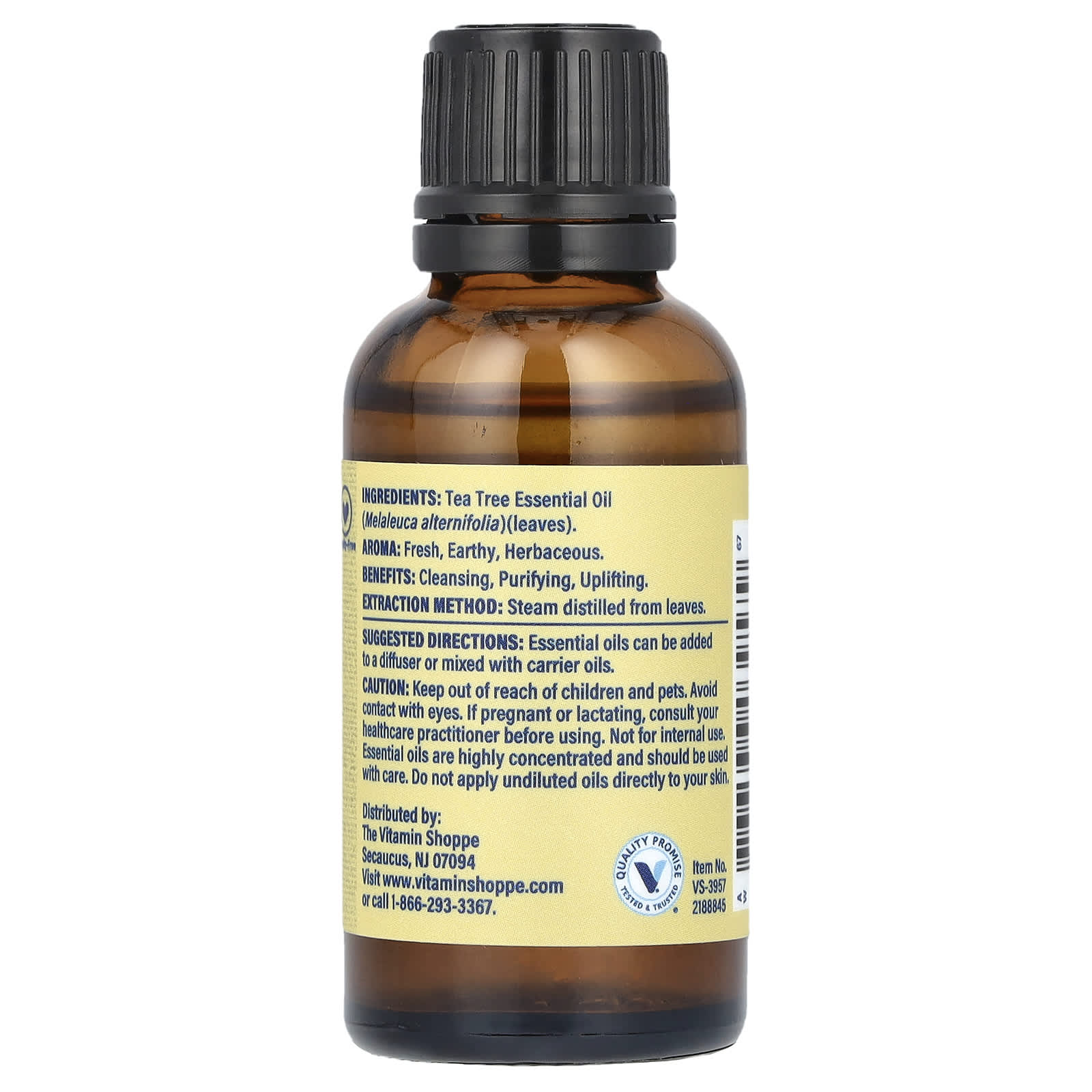 The Vitamin Shoppe, 100% Pure Essential Oil, Tea Tree, 1 fl oz (30 ml) - Image 2