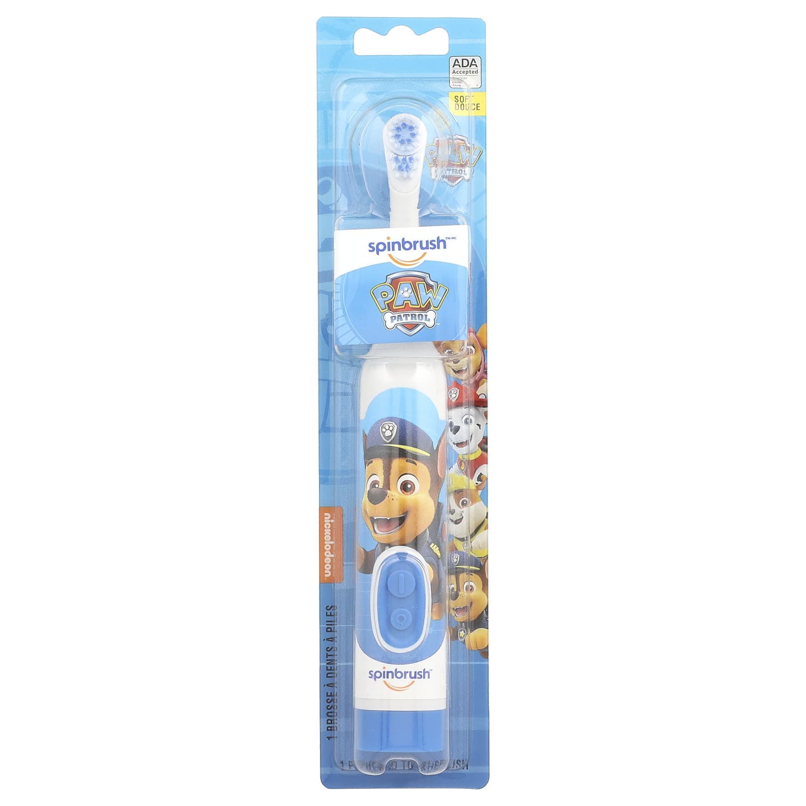 Arm & Hammer Spinbrush Paw Patrol Soft Toothbrush for Kids - Image 1