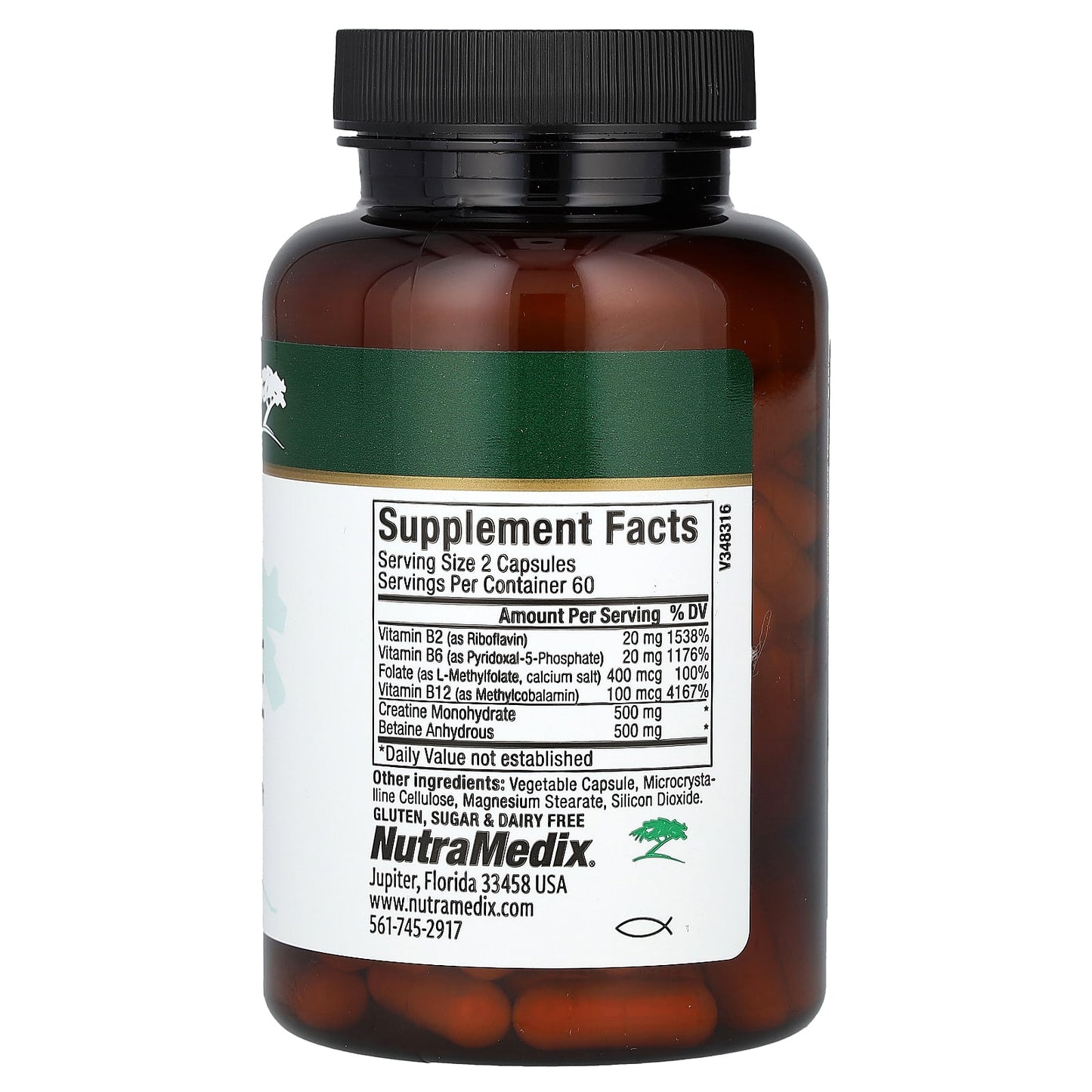 NutraMedix, Methyl Complete, 120 Vegetable Capsules - Image 2