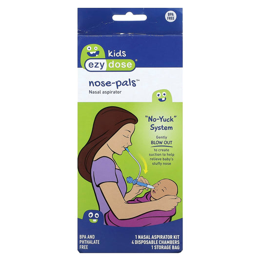 Ezy Dose Kids Nasal Aspirator 6-Piece Kit for Easy Stuffy Nose Relief - Image 1