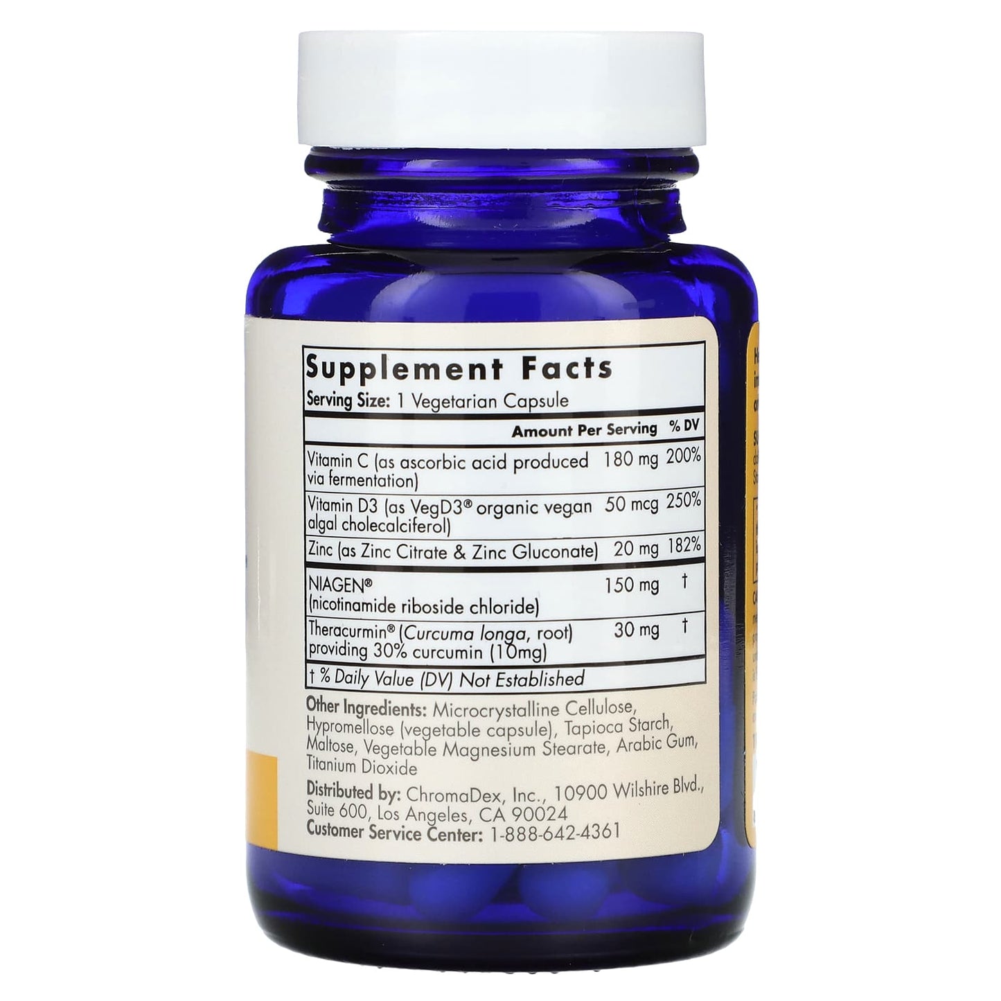 Tru Niagen, Immune, Daily Defense, 30 Vegetarian Capsules - Image 2