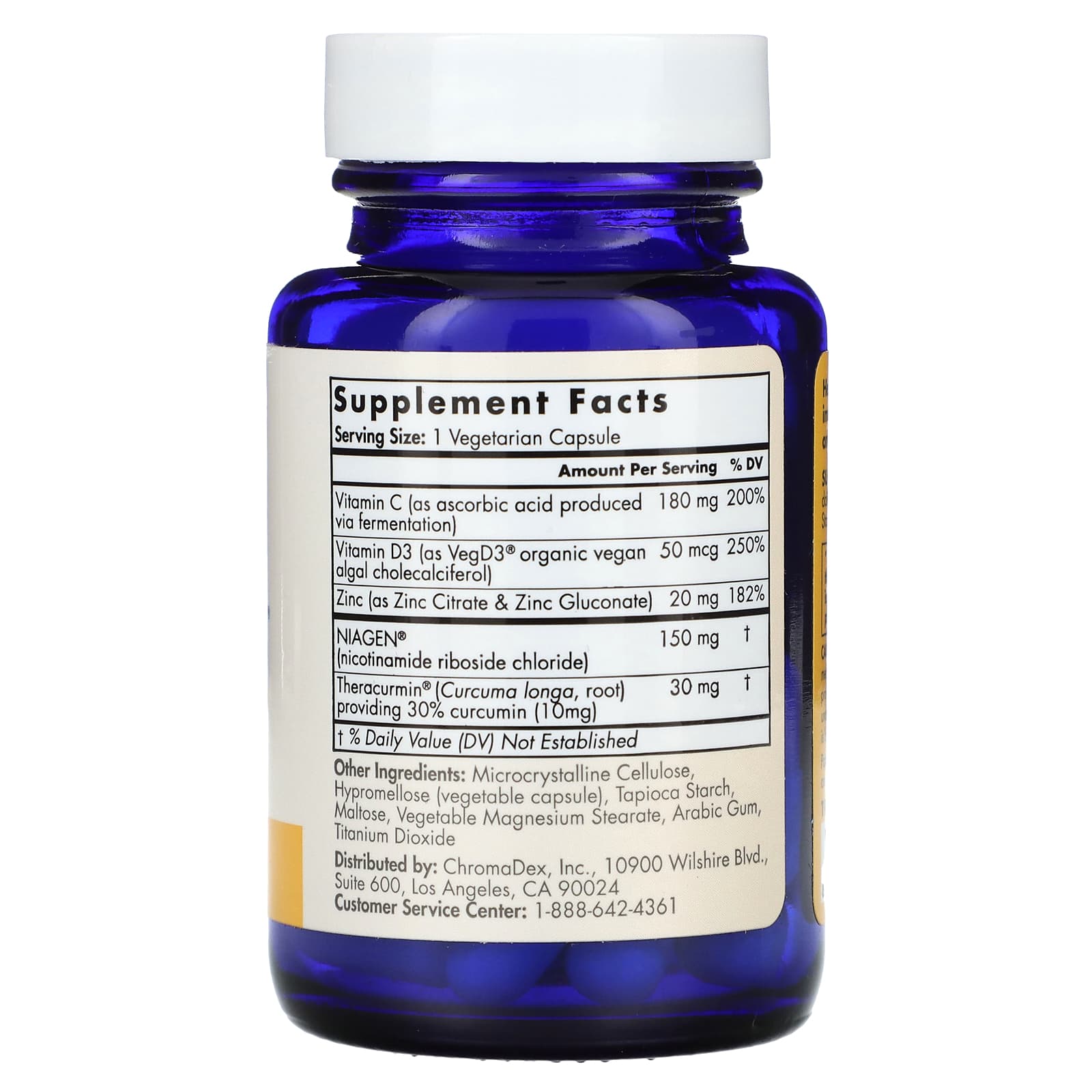 Tru Niagen, Immune, Daily Defense, 30 Vegetarian Capsules - Image 2