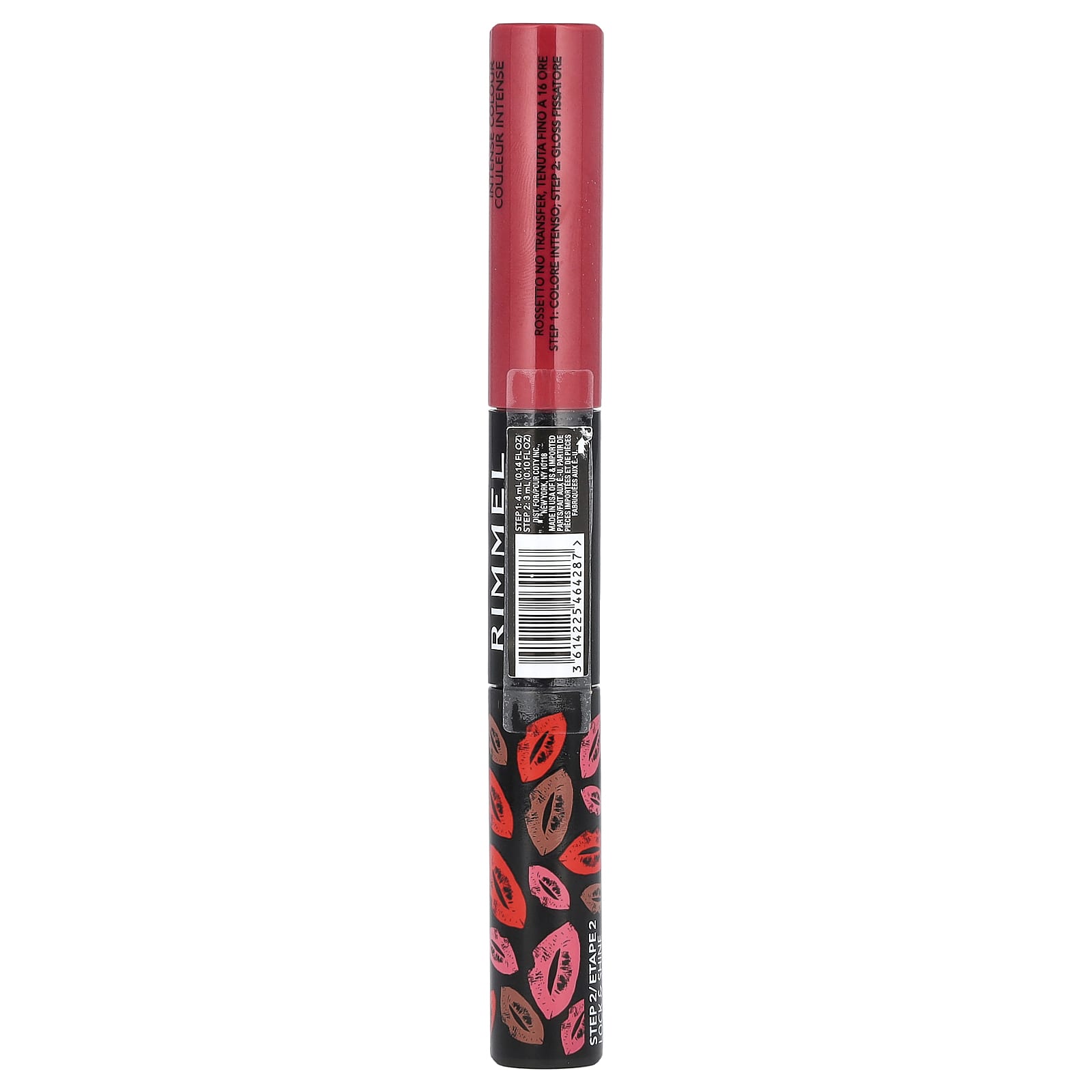 Rimmel London, Provocalips, 16HR Kiss Proof Lip Color, 210 Flirty Fling, 0.14 fl oz (4 ml) / 0.1 fl oz (3 ml) - Image 2