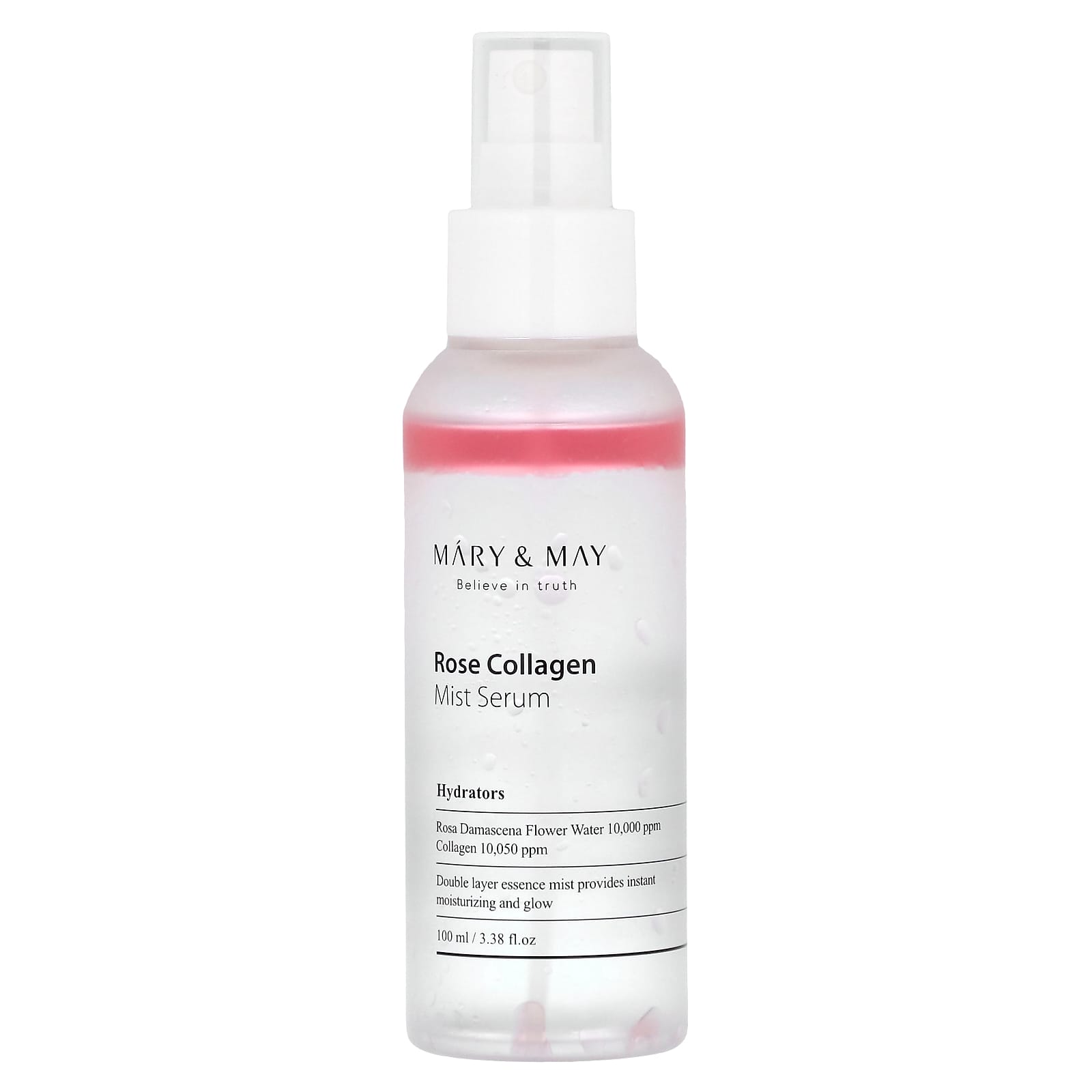 Mary & May, Rose Collagen Mist Serum, 3.38 fl oz (100 ml) - Image 1