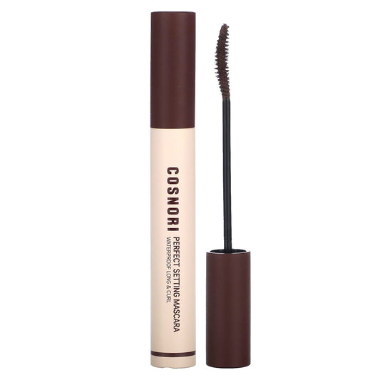 Cosnori Rosy Brown Perfect Setting Waterproof Mascara, 7ml - Image 1