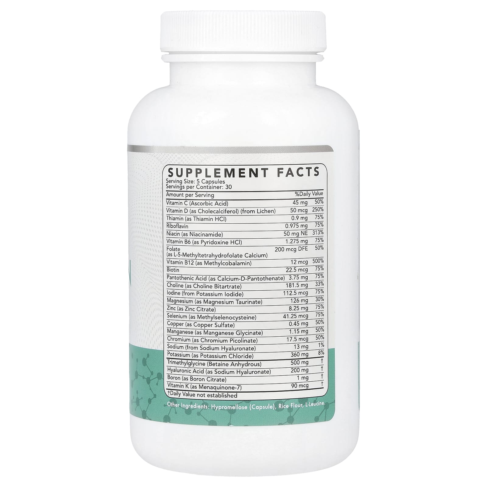 Dr. Brad MicroVitamin + Hyaluronic Acid, 150 Capsules, Multivitamin Supplement - Image 2