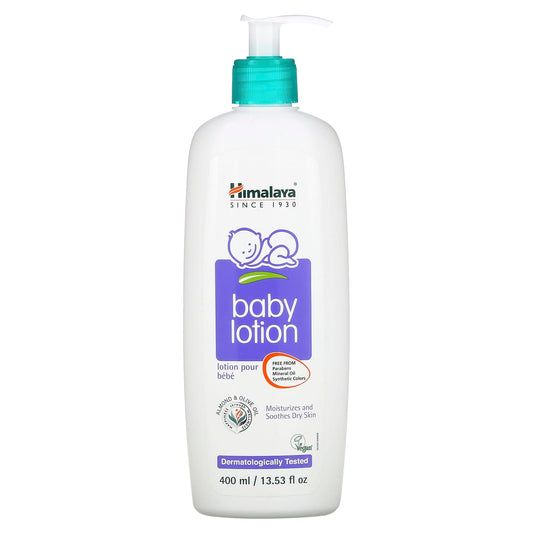Himalaya Almond & Olive Oil Baby Lotion for Sensitive Skin - 13.53 fl oz - Image 1
