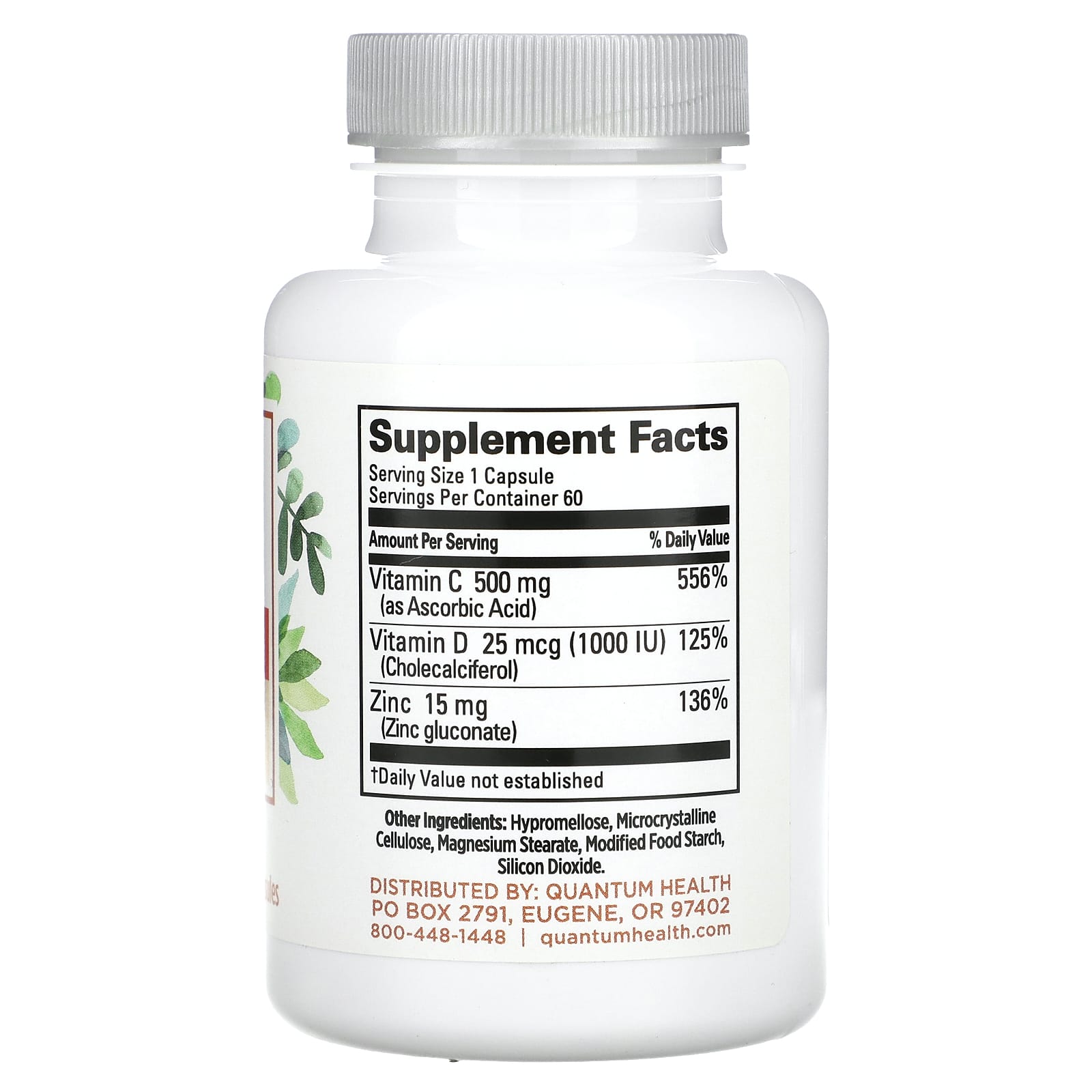 Quantum Health, CDZ, Immune Support, 60 Capsules - Image 2