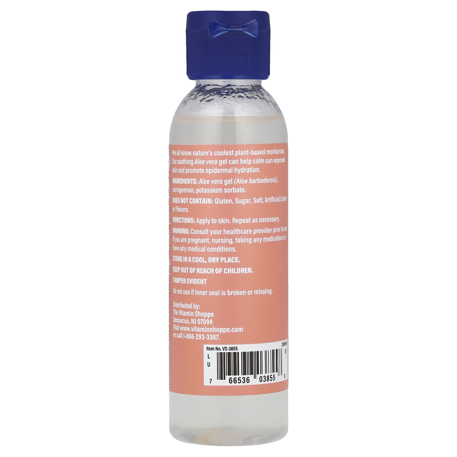 The Vitamin Shoppe, Aloe Vera Gel, 4 fl oz (118.3 ml) - Image 2