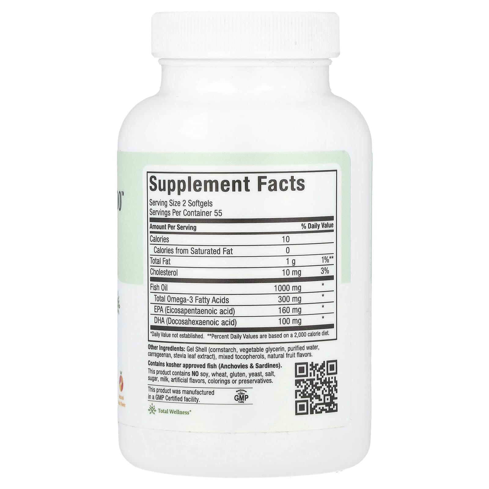 Maxi Health, Chewable Omega Yums 1000™, Natural Fruit, 110 Softgels - Image 2