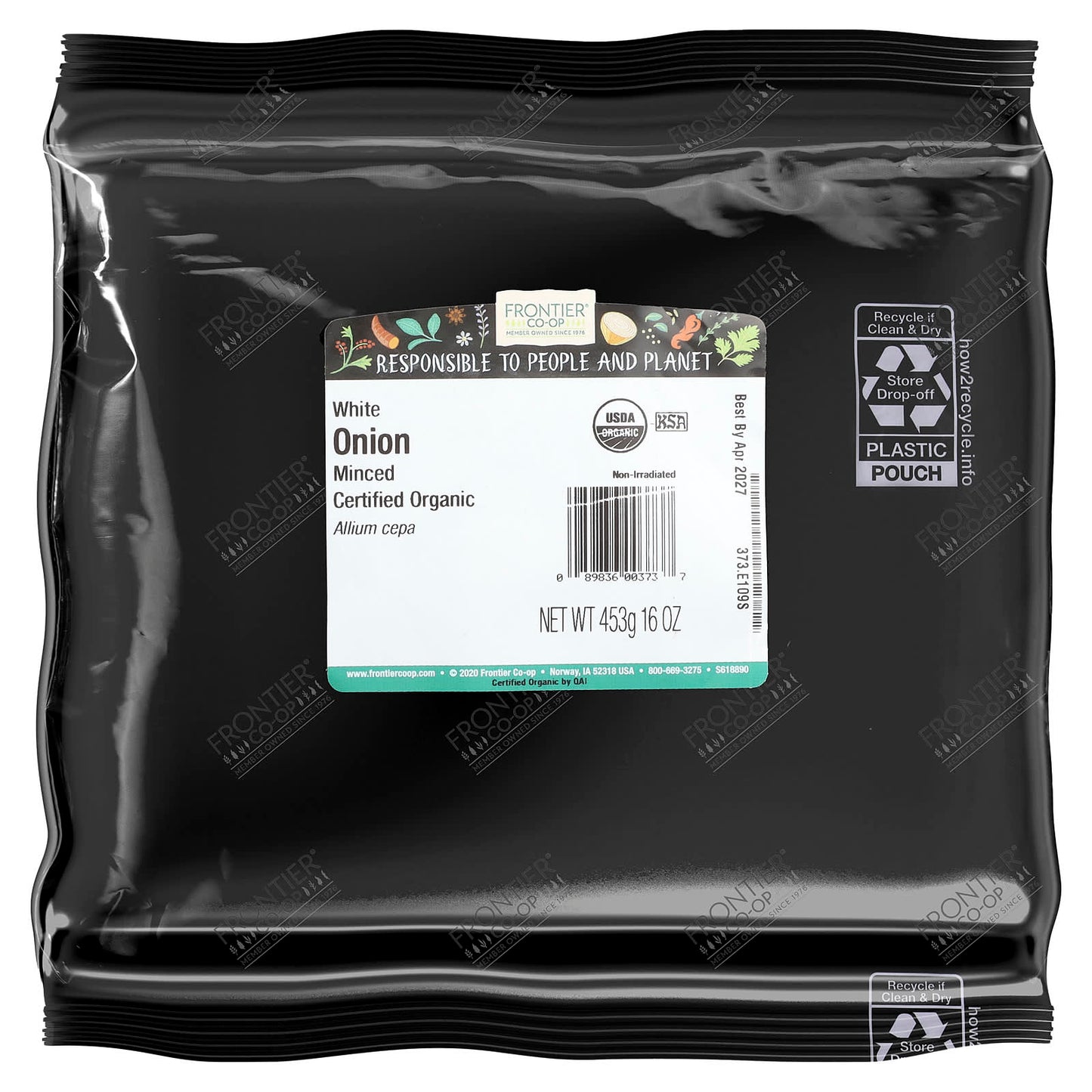 Organic Minced White Onion - USDA Certified, Non-Irradiated - 16 oz - Image 2