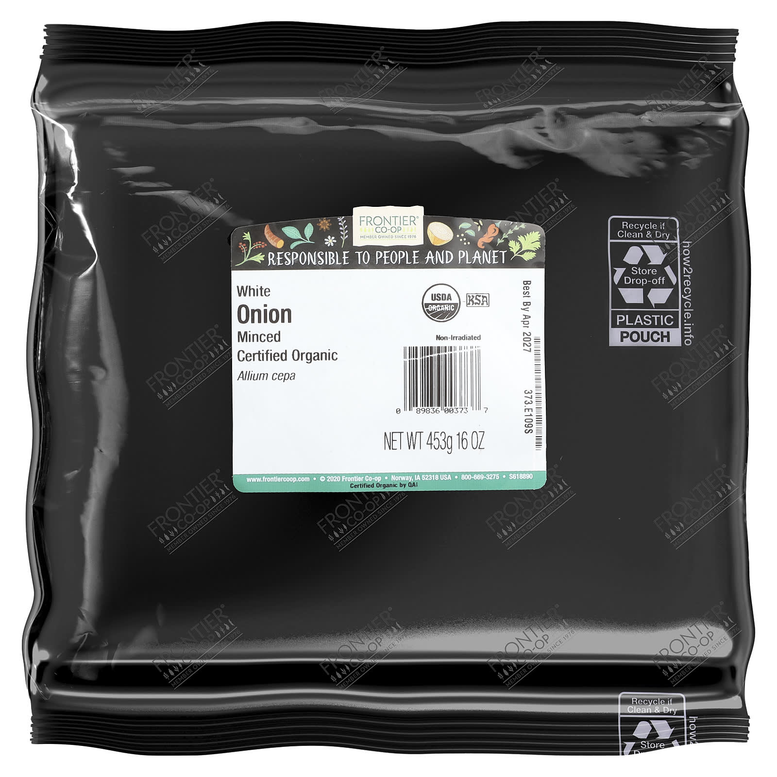 Organic Minced White Onion - USDA Certified, Non-Irradiated - 16 oz - Image 2
