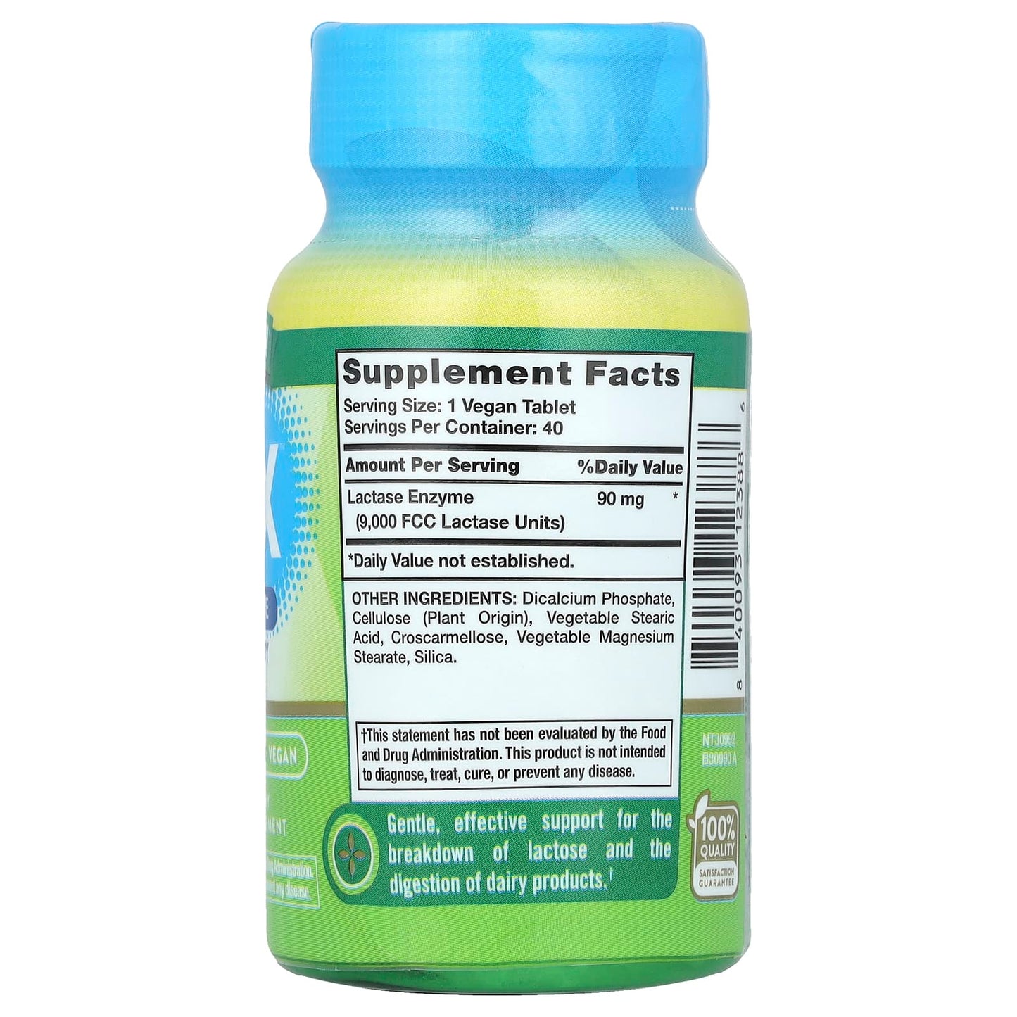 Nature's Truth, Fast Acting Lactose Digest X™ Complete, 40 Tablets (90 mg per Tablet) - Image 2