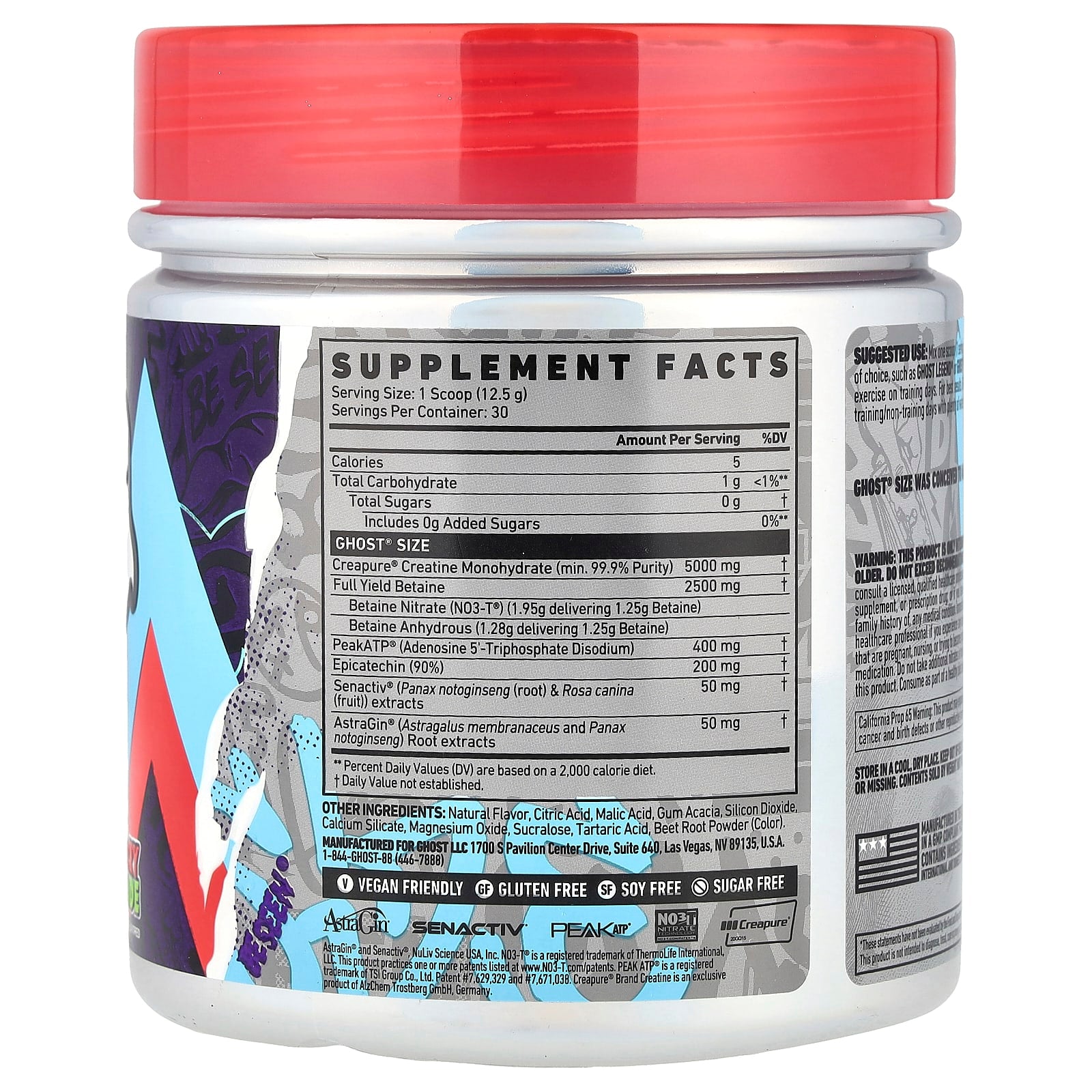 Ghost Size Muscle Builder - Clinically Dosed, Vegan Friendly - Image 2