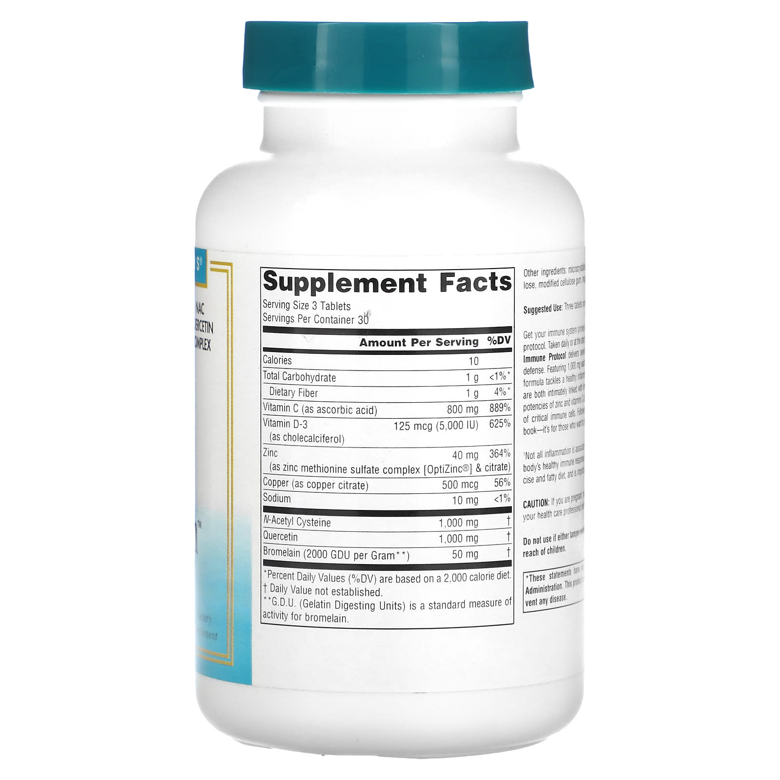 Source Naturals, Wellness N-A-Cetin®, 90 Tablets - Image 2