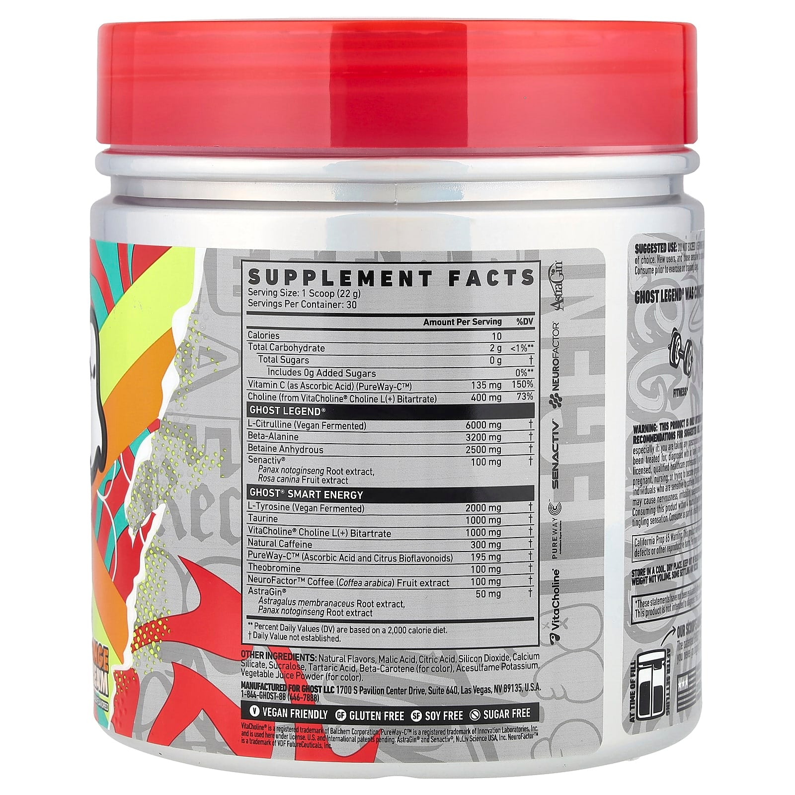 Unlock Legendary Energy with Ghost Legend Pre-Workout, Orange Cream - Image 2