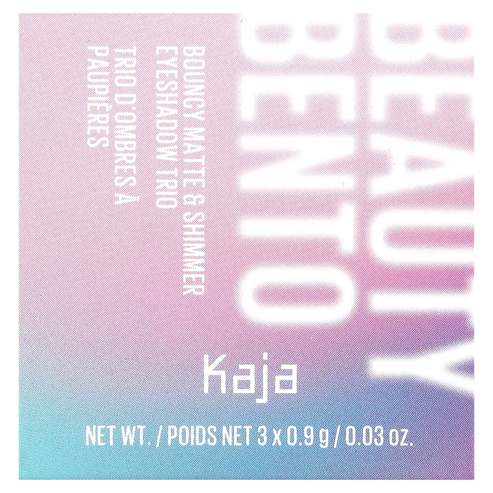 Bouncy Matte & Shimmer Eyeshadow Trio by Kaja - Glowing Guava - Image 2