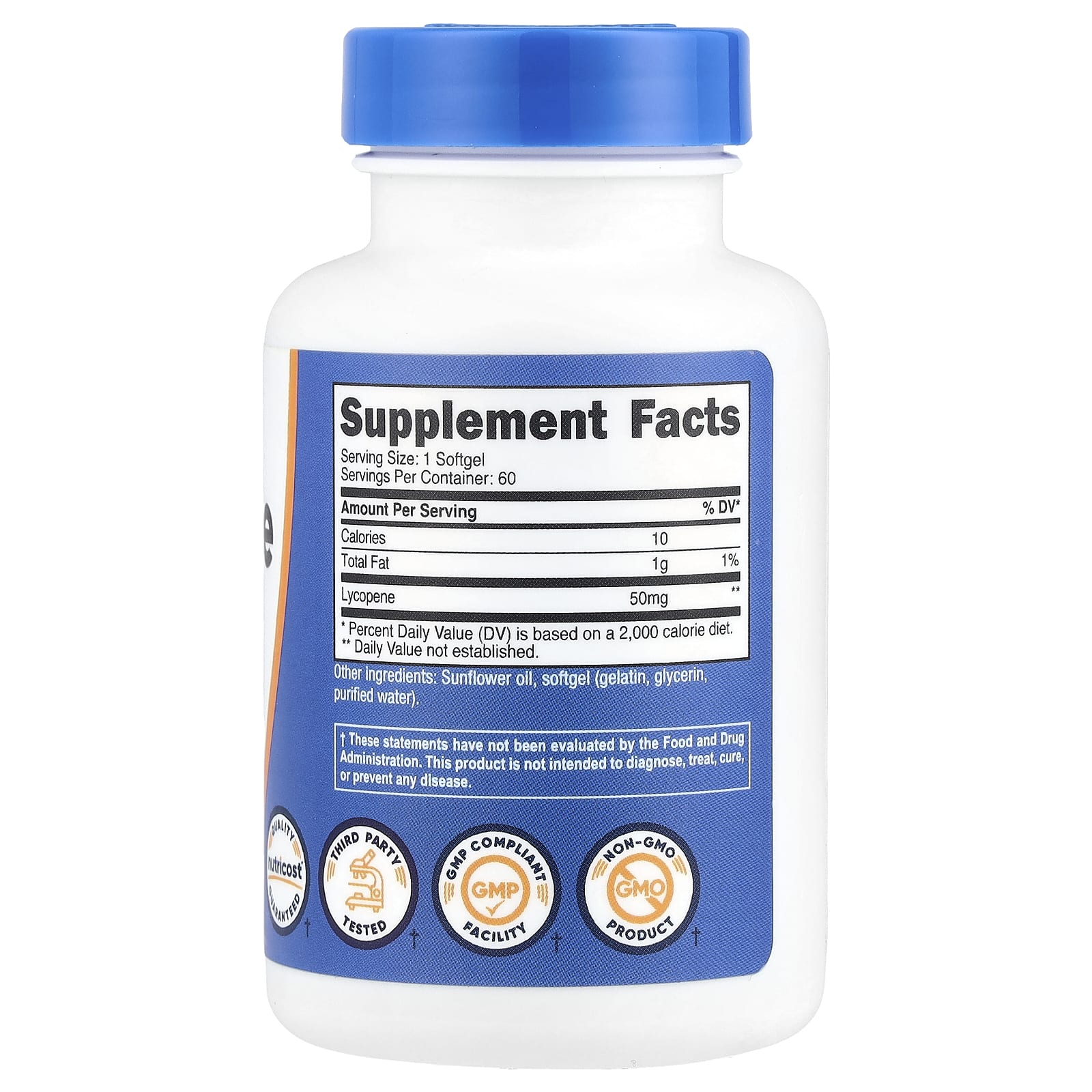 Nutricost, Lycopene , 50 mg , 60 Softgels - Image 2