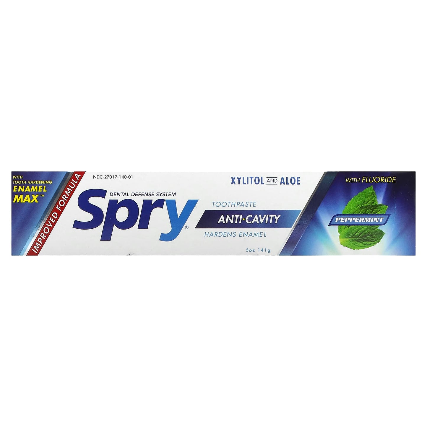 Xlear, Spry Toothpaste, Anti-Cavity with Fluoride, Peppermint, 5 oz (141 g) - Image 2