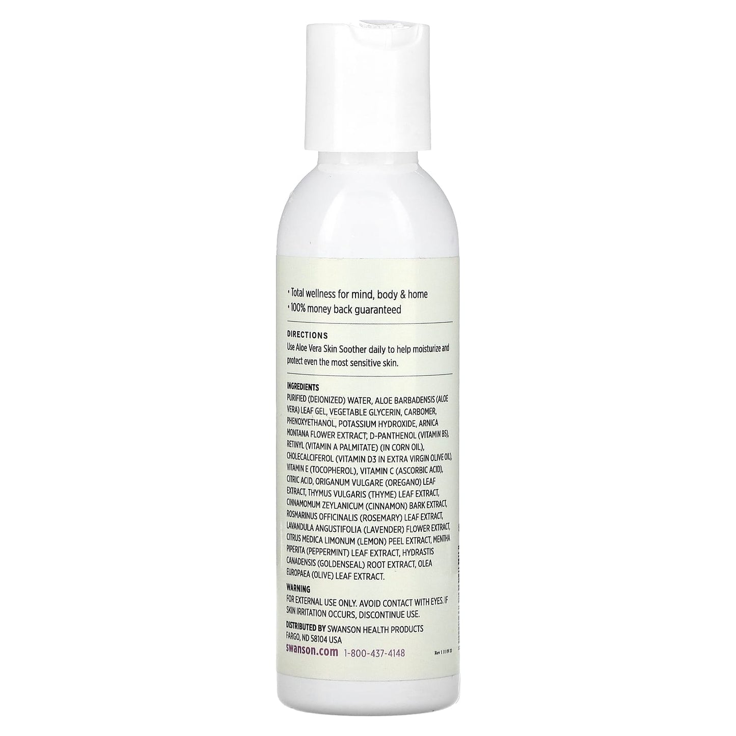 Swanson, Aloe Vera Skin Soother , 4 fl oz (118 ml) - Image 2