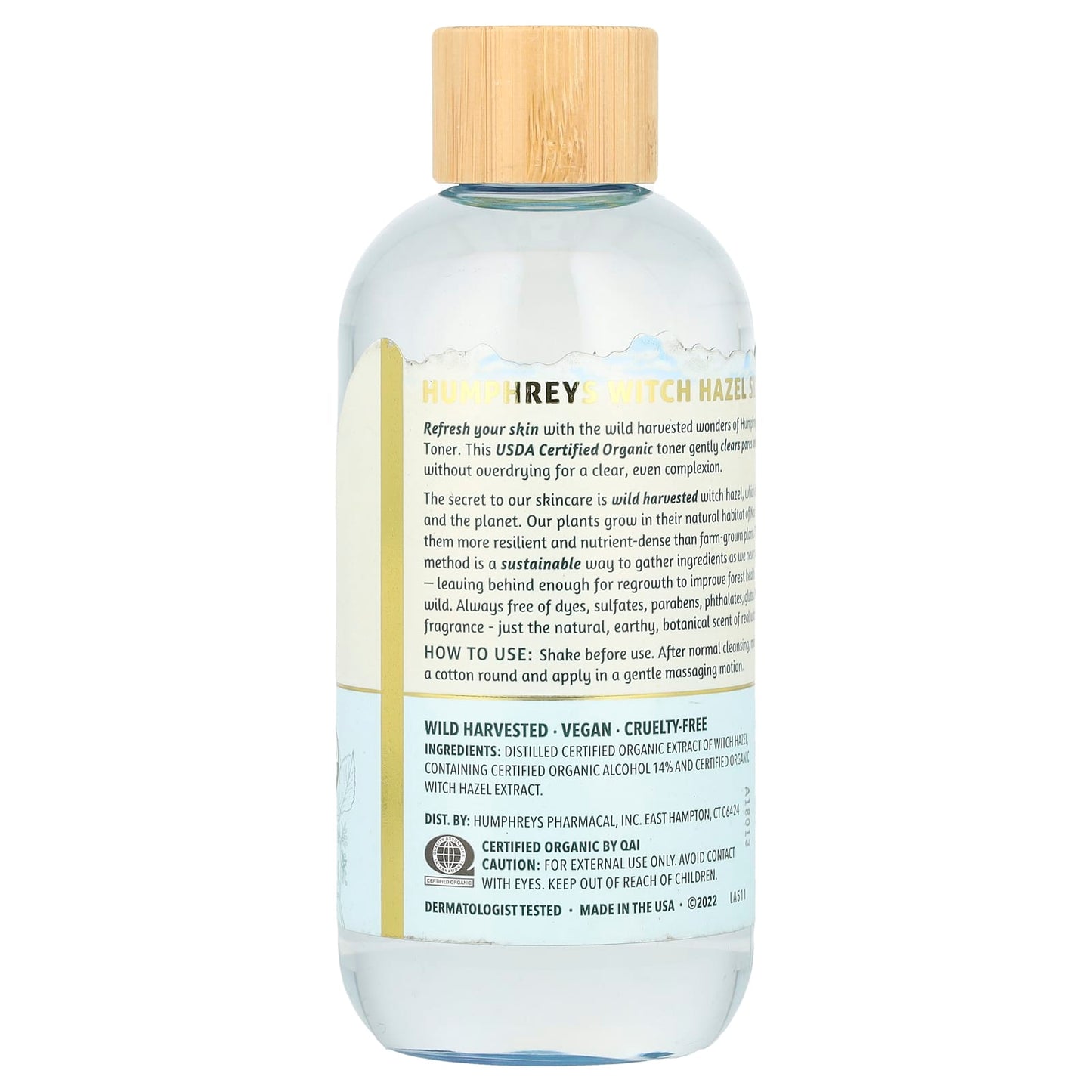 Wild Harvested Organic Witch Hazel Clarifying Toner - 8 fl oz - Image 2