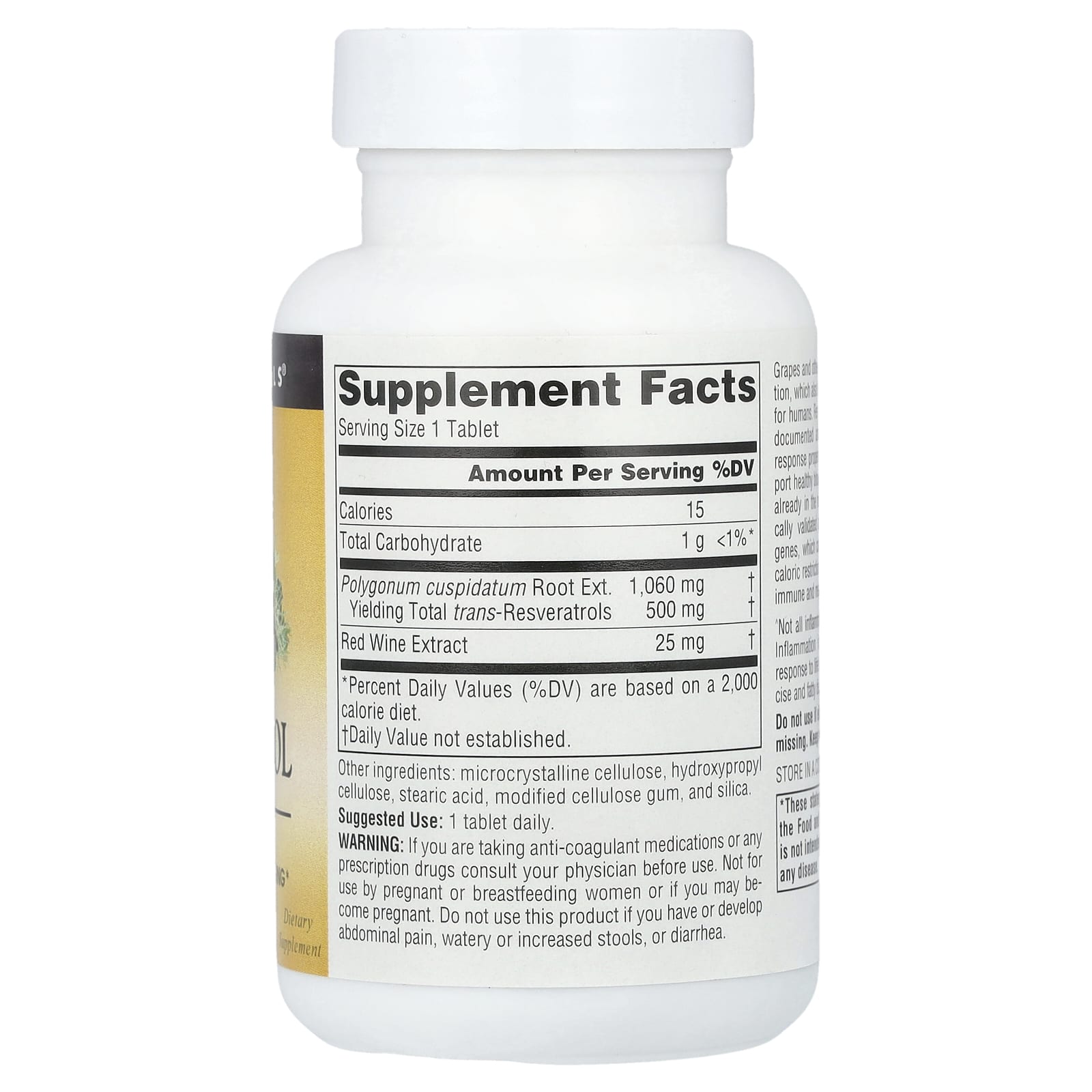 Source Naturals, Resveratrol 500™, 500 mg, 30 Tablets