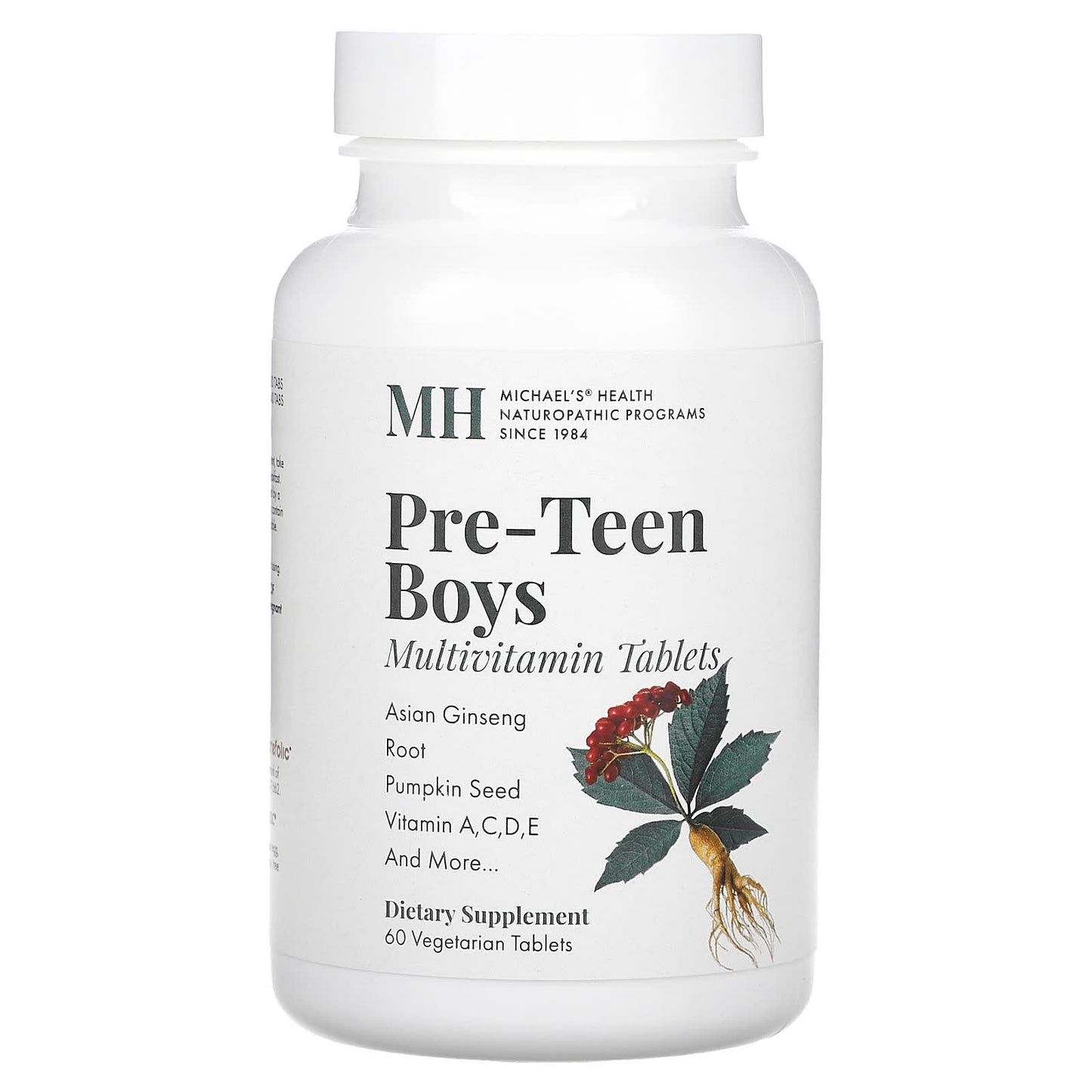 Michael's Health, Pre-Teen Boys Multivitamin, 60 Vegetarian Tablets - Image 1