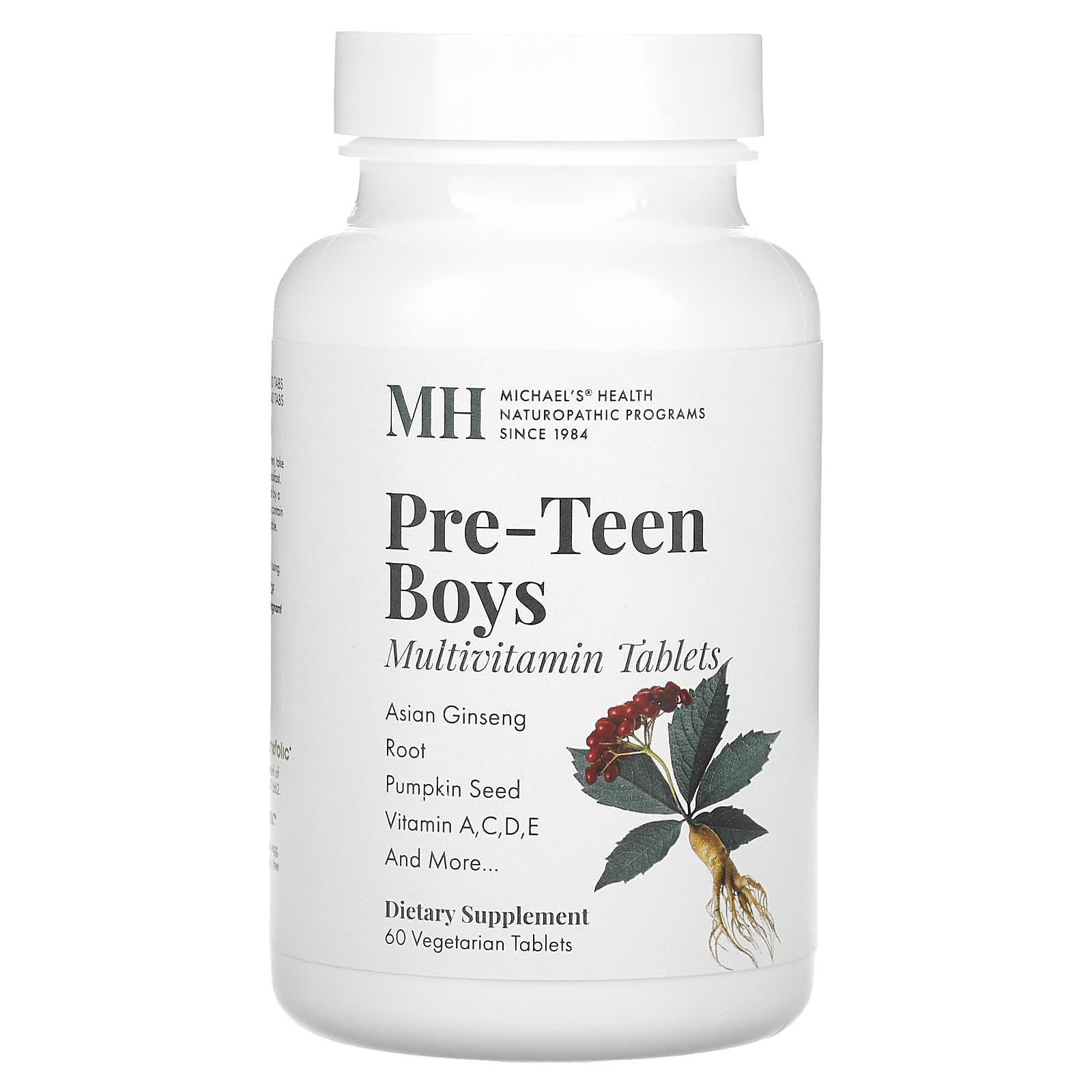 Michael's Health, Pre-Teen Boys Multivitamin, 60 Vegetarian Tablets - Image 1
