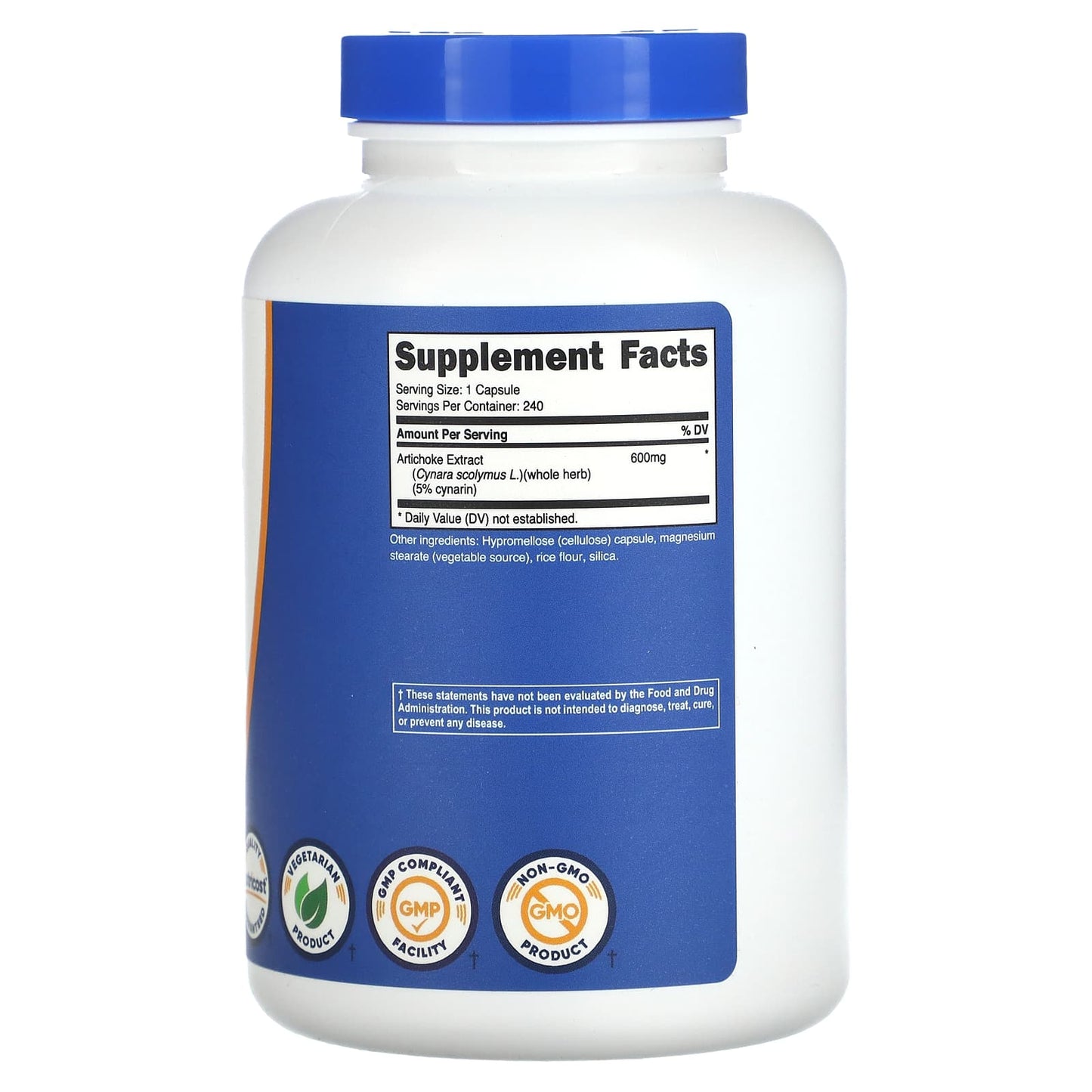Nutricost, Artichoke Extract, 600 mg, 240 Capsules - Image 2