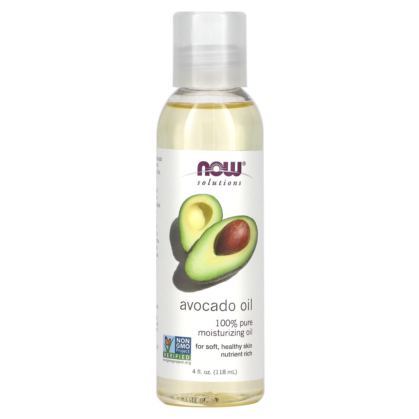 NOW Foods, Solutions, Avocado Oil, 4 fl oz (118 ml) - Image 1