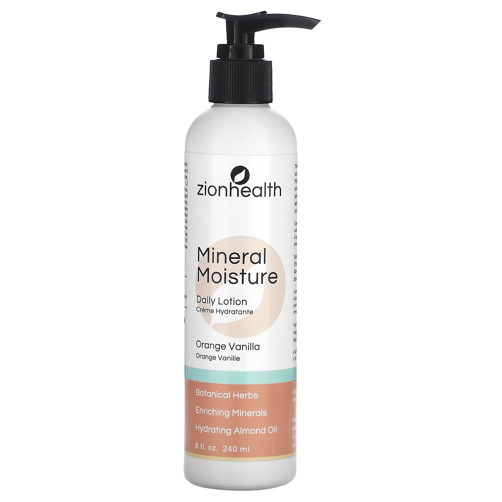Zion Health, Mineral Moisture Daily Lotion, Orange Vanilla, 8 fl oz (240 ml) - Image 1