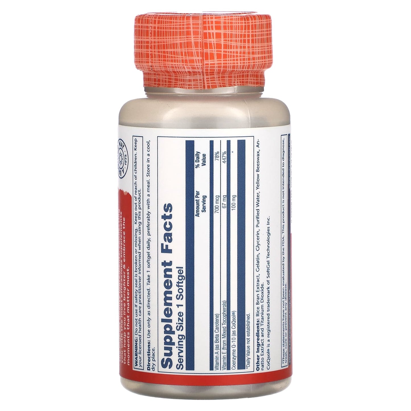 Solaray, Bio COQ-10, 30 Softgels - Image 2