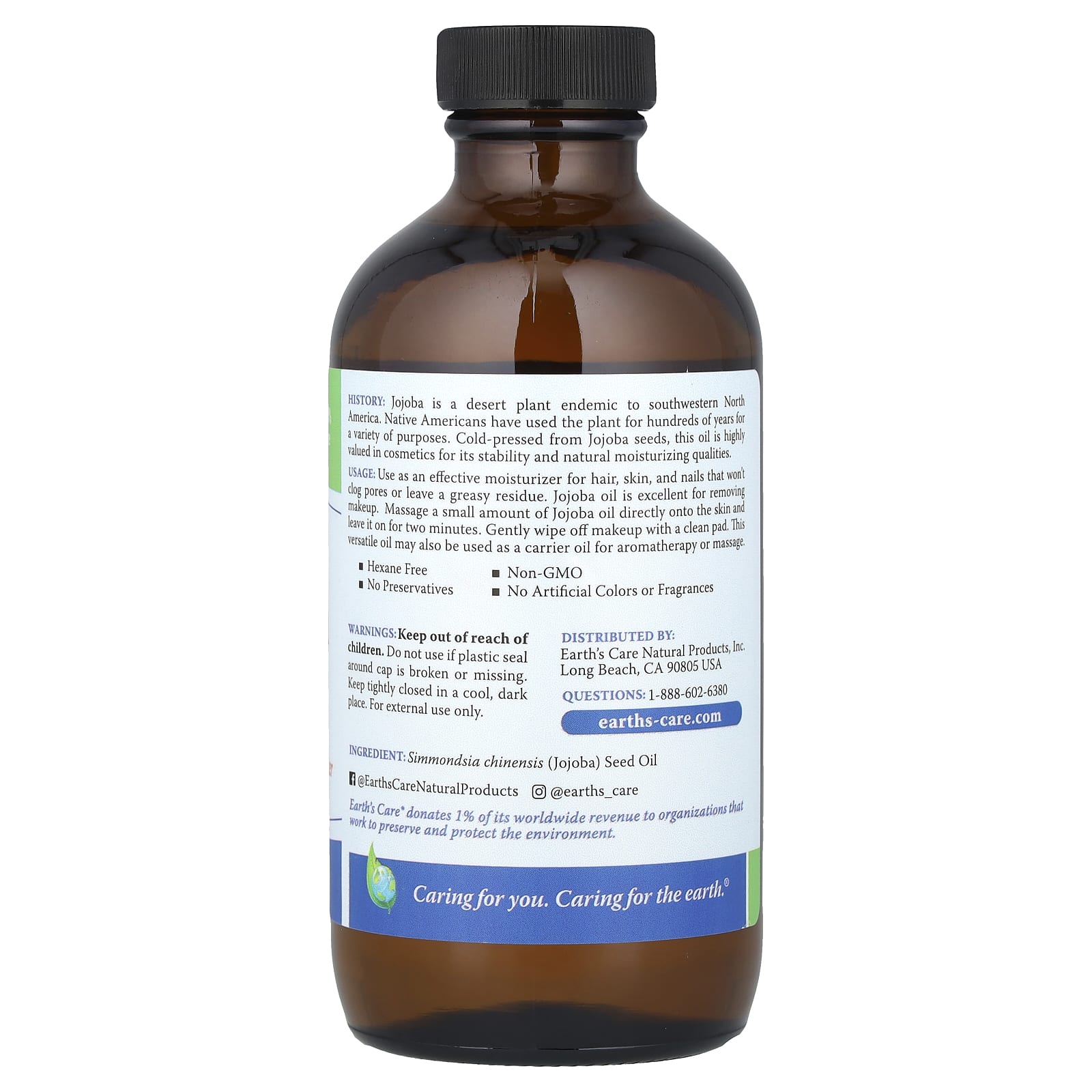 Pure Jojoba Oil for Skin, Hair &amp; Nails - 100% Natural Moisturizer - Image 2