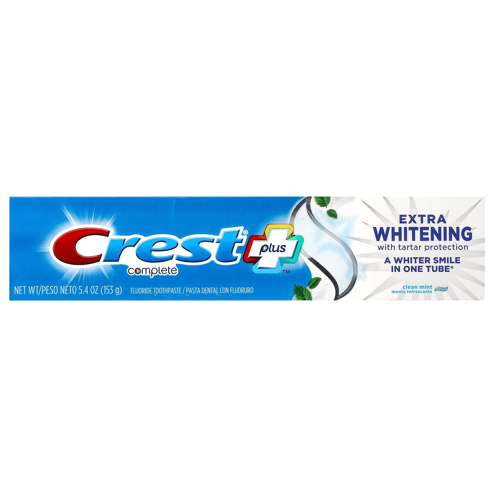 Crest Plus Complete Toothpaste - Extra Whitening & Tartar Protection - Image 2