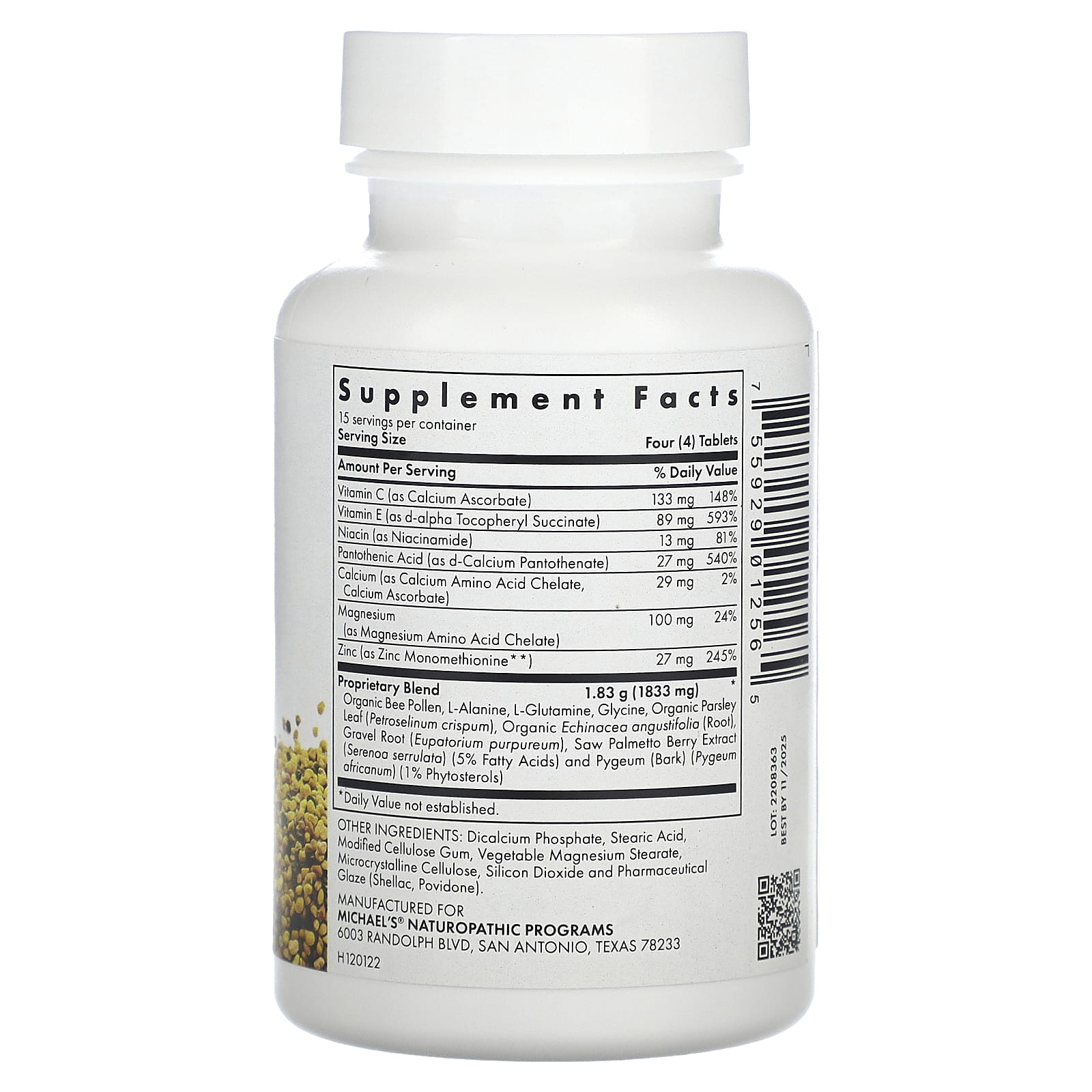 Michael's Health, Prostate Factors, 60 Vegetarian Tablets - Image 2