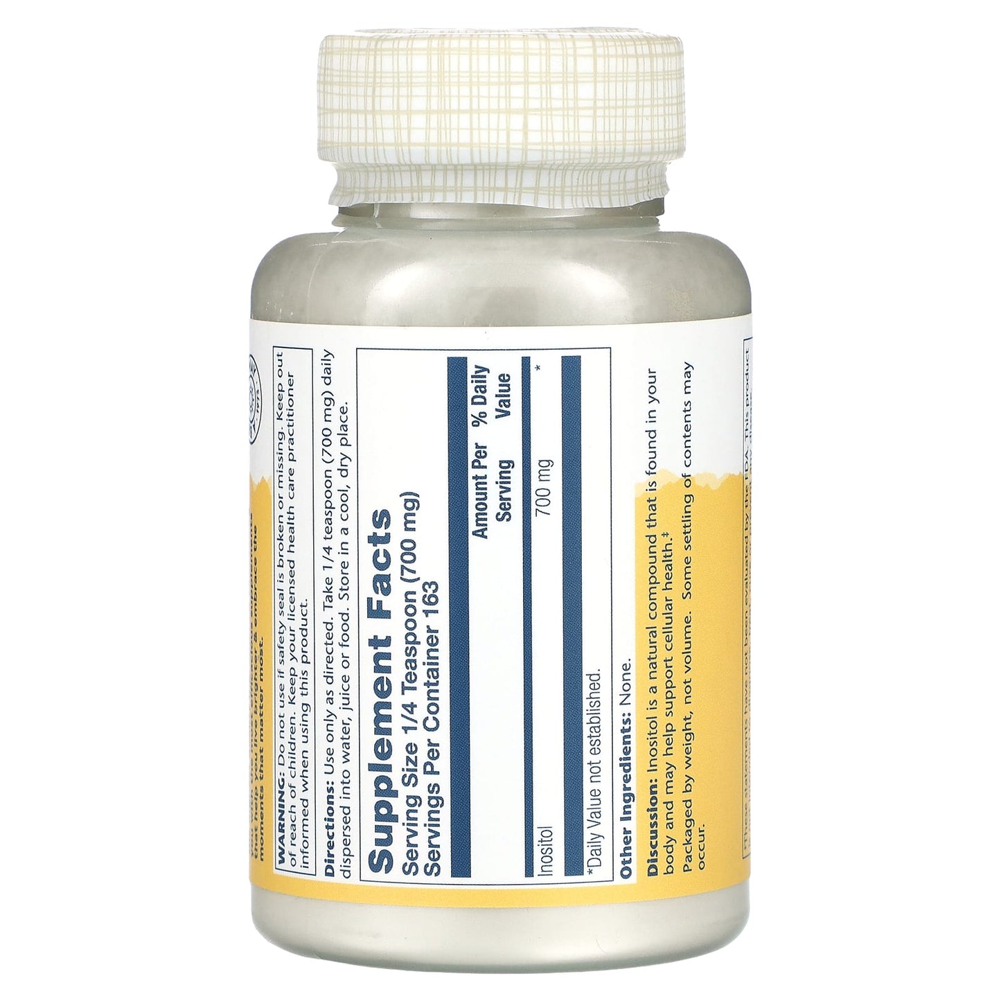 Solaray, Inositol, Powder, 4 oz, (114 g) - Image 2